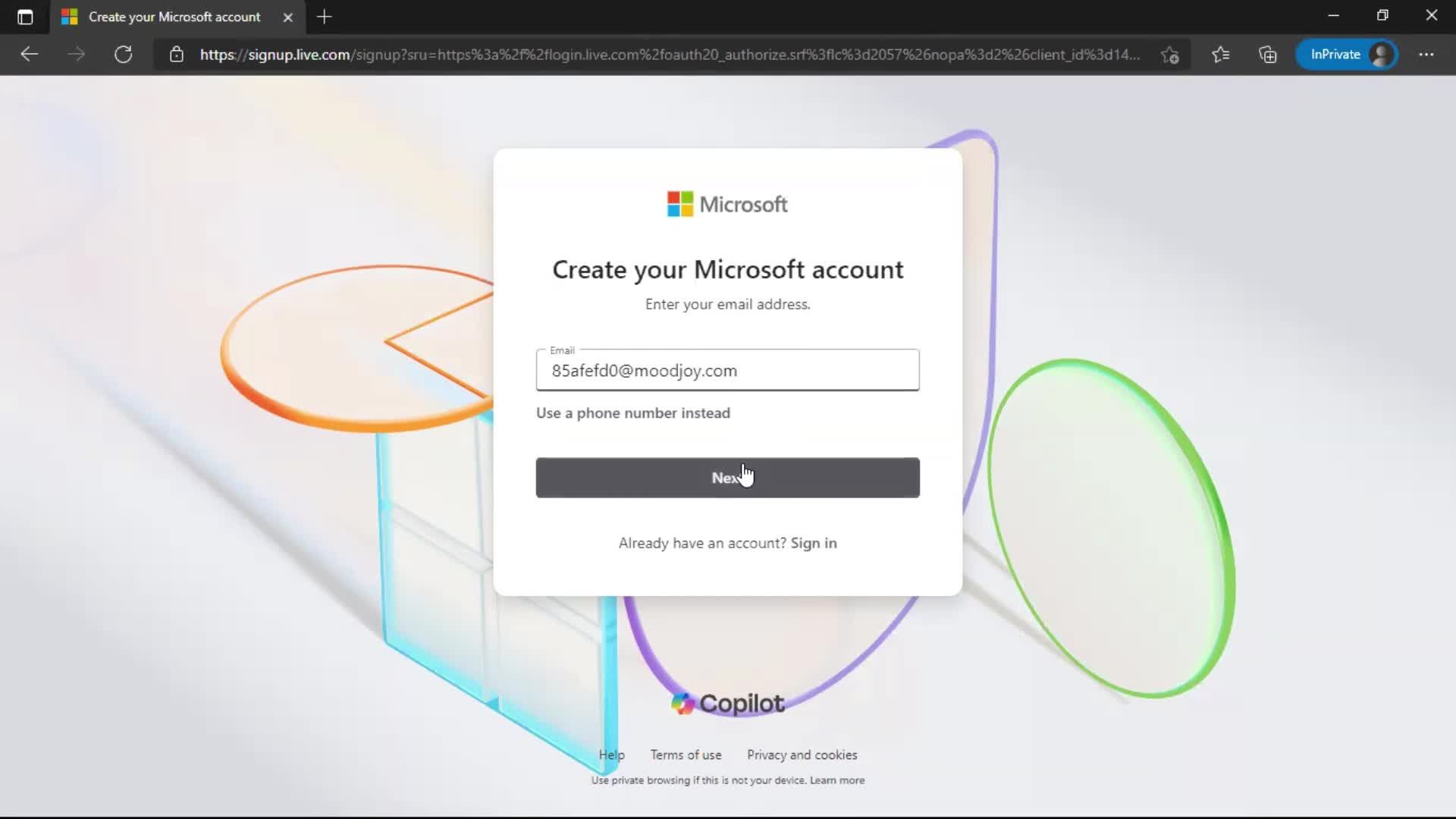 Onboarding screenshot