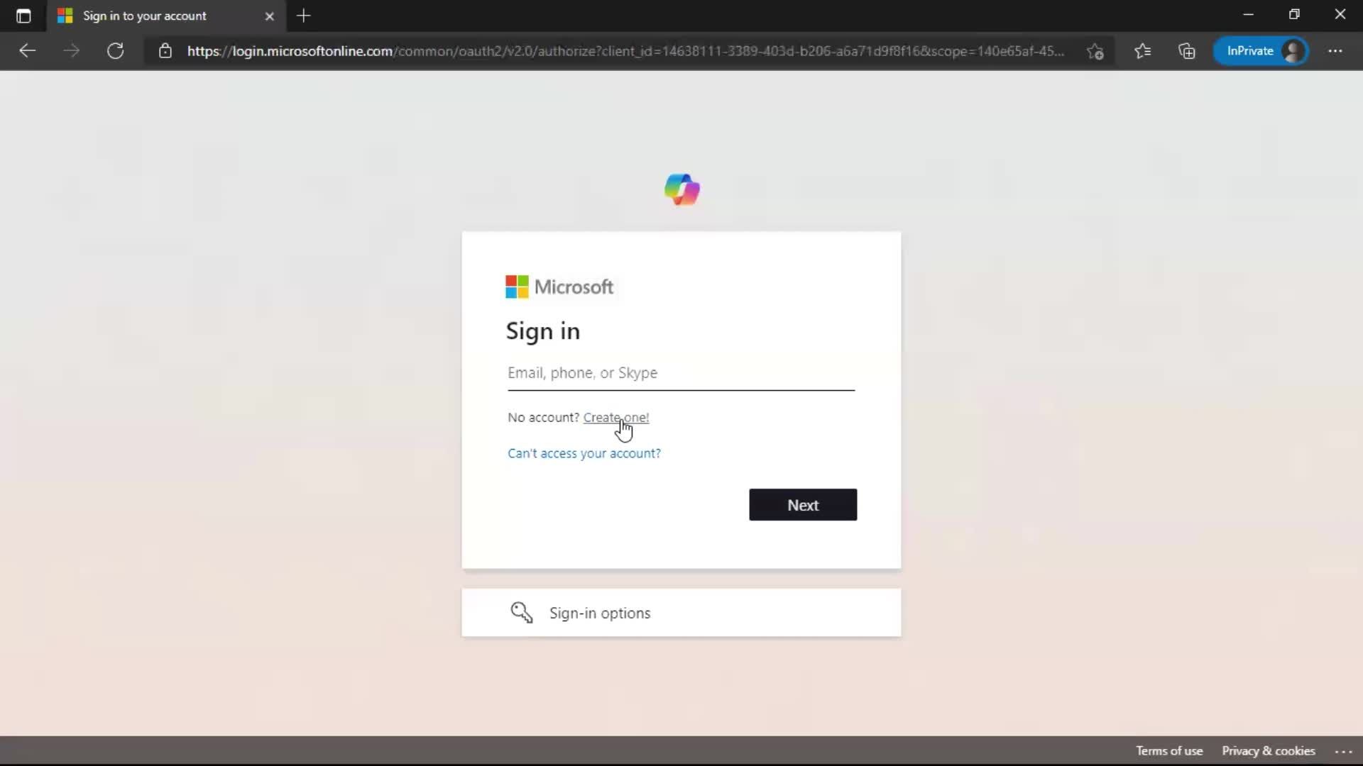 Onboarding screenshot