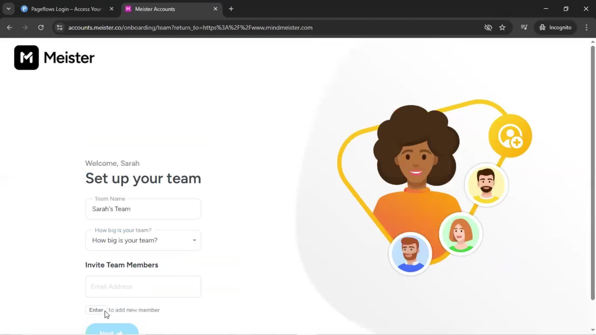 Onboarding screenshot