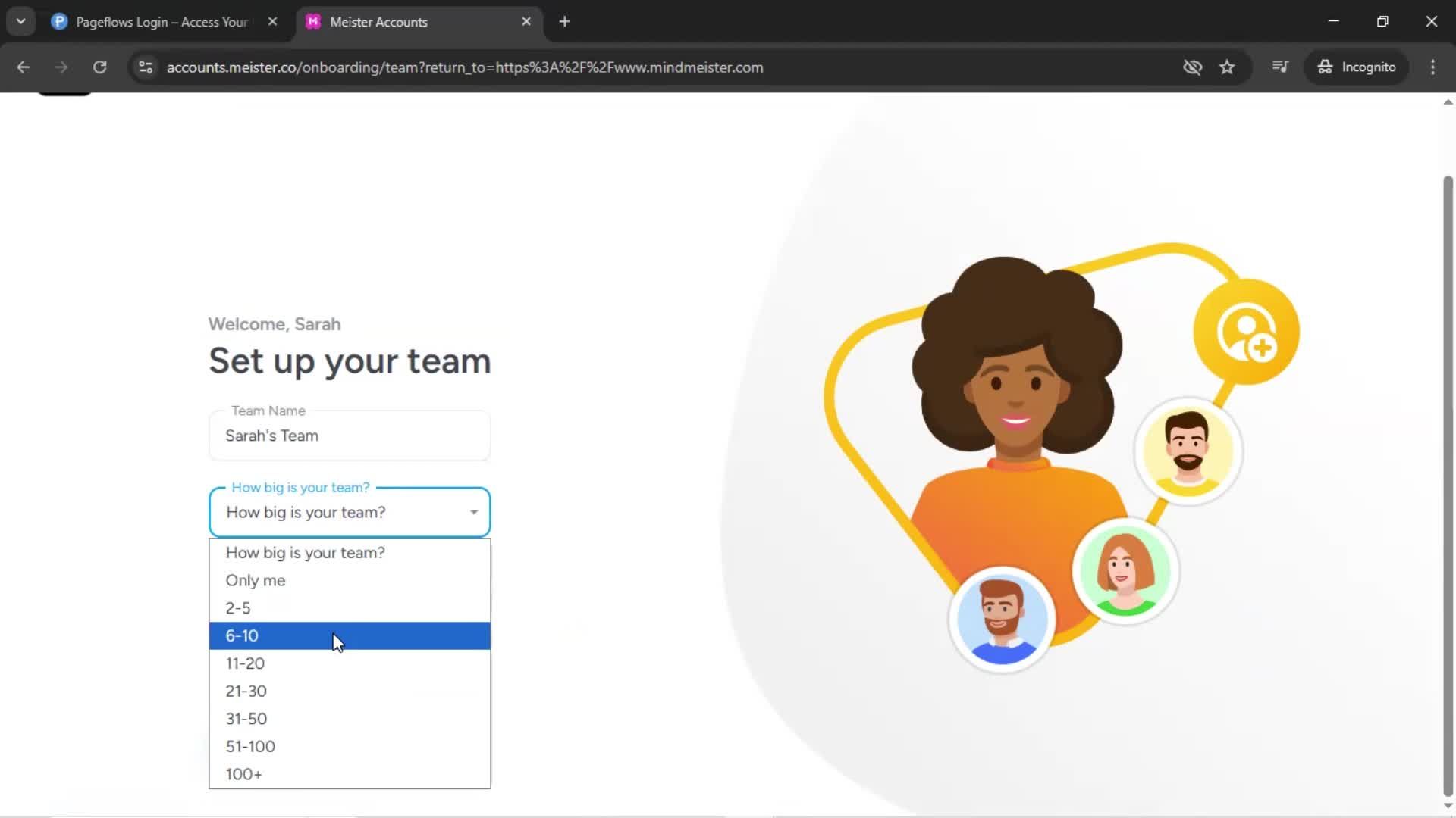 Onboarding screenshot