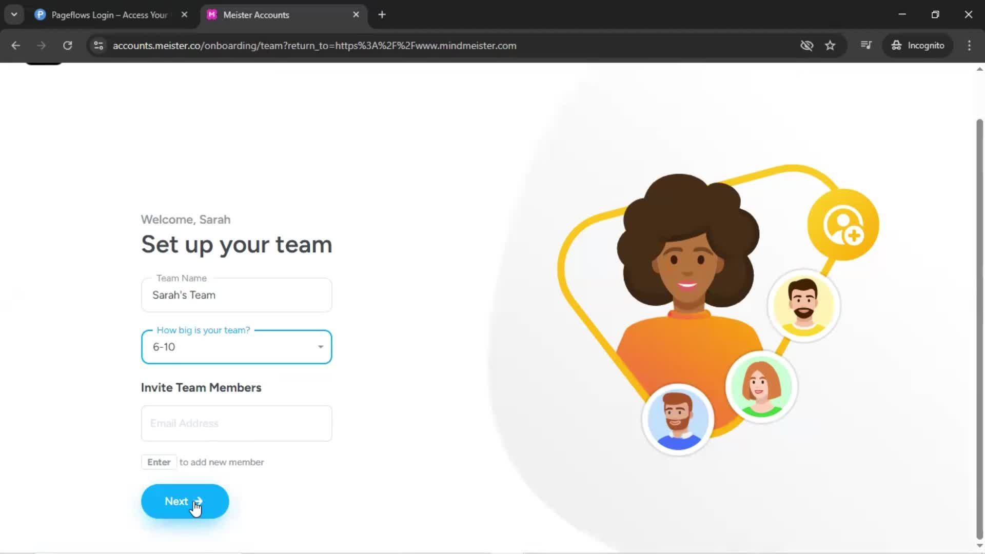 Onboarding screenshot