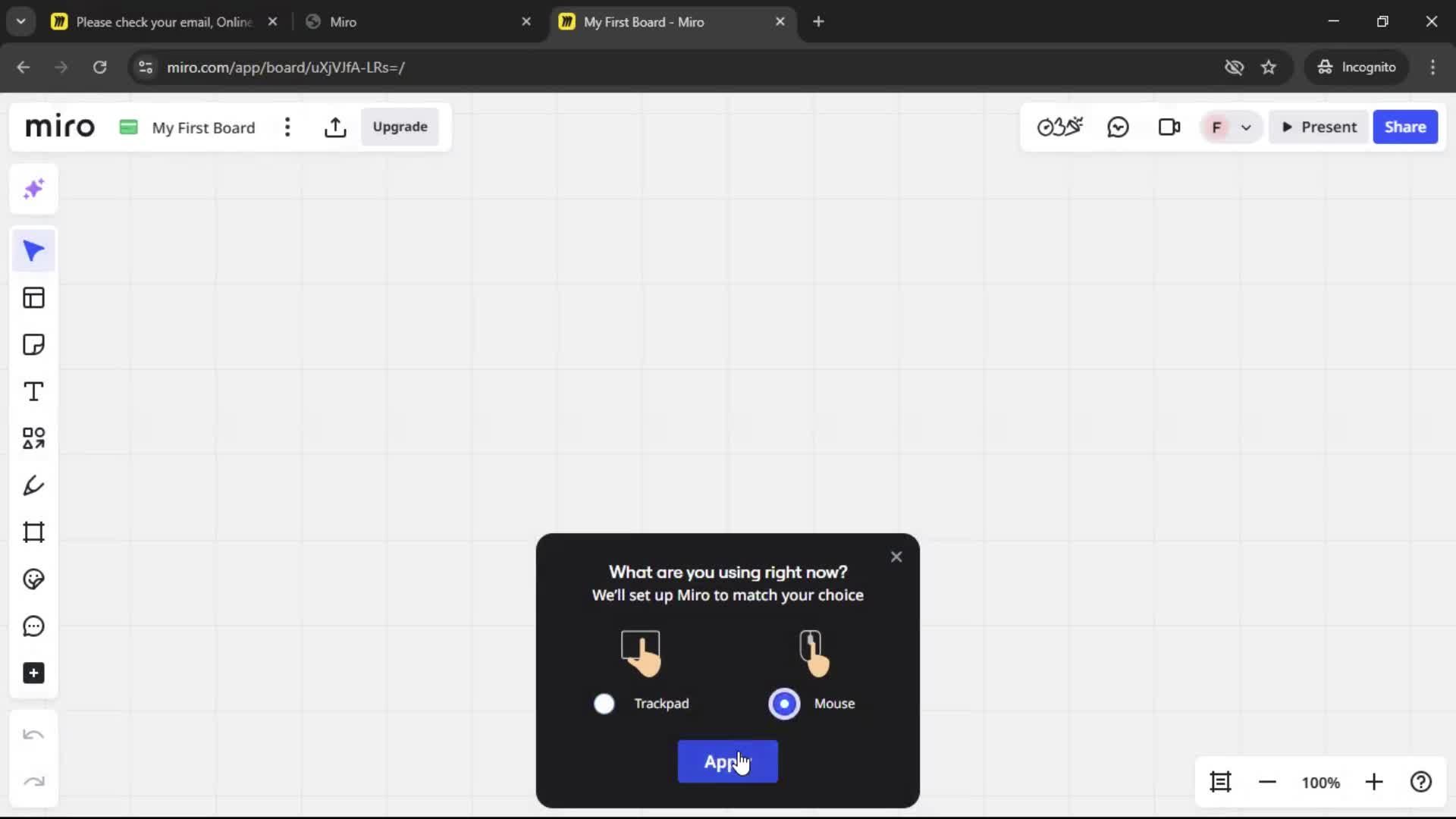 Onboarding screenshot