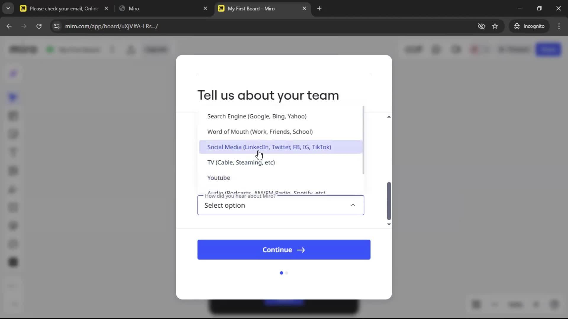 Onboarding screenshot