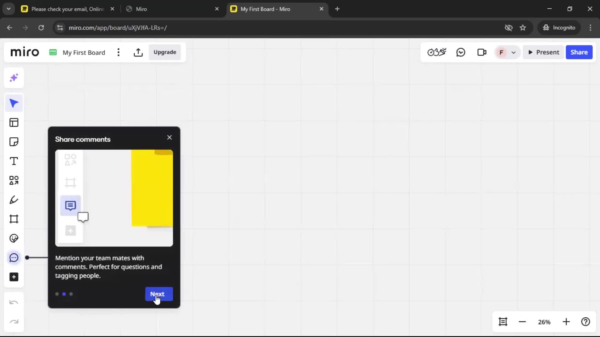 Onboarding screenshot