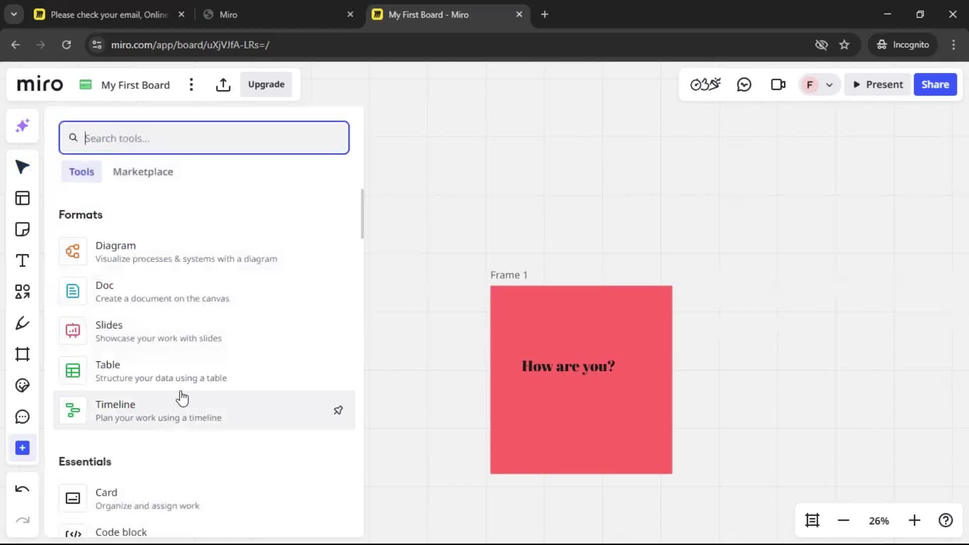 Onboarding screenshot