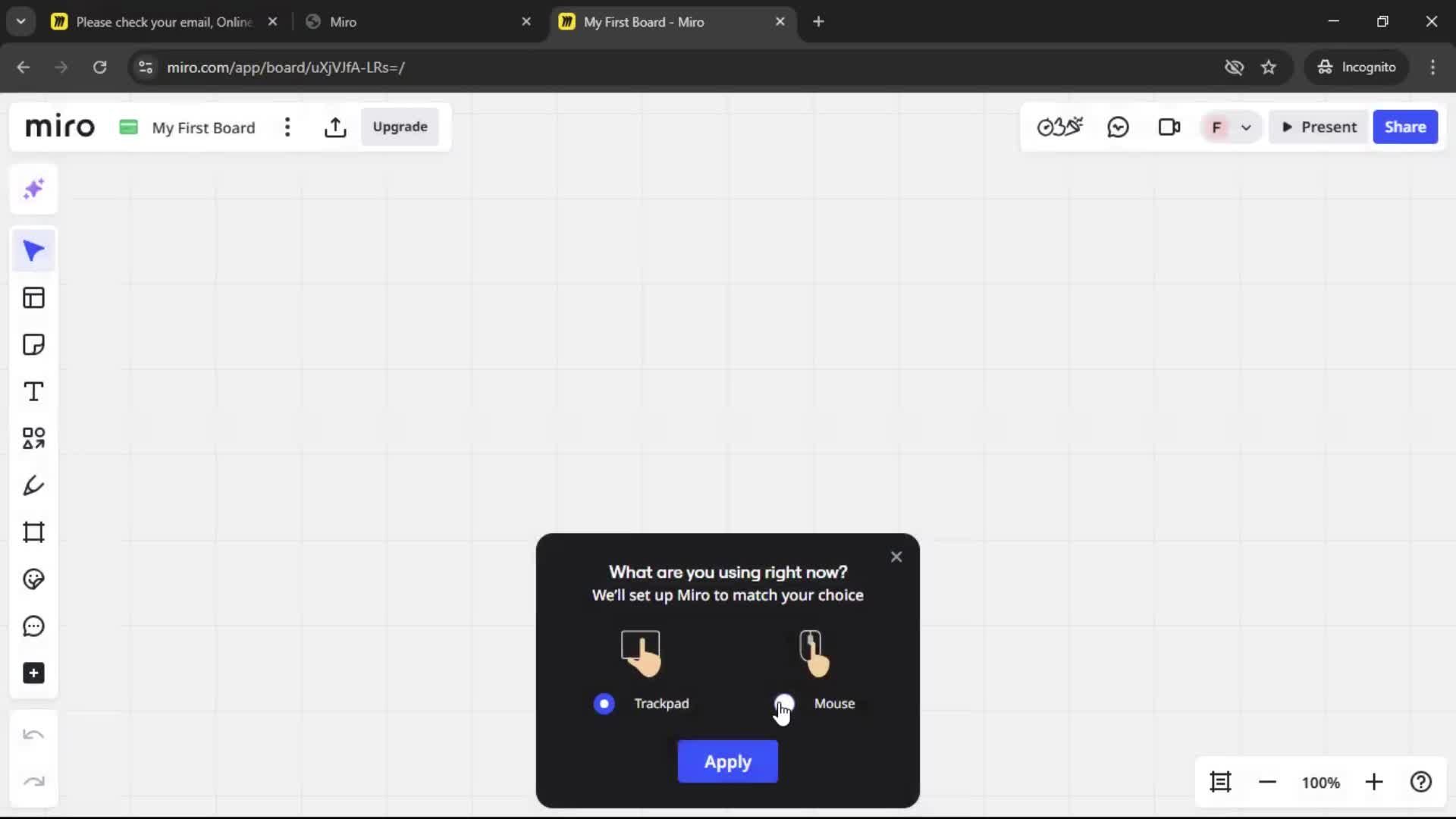 Onboarding screenshot
