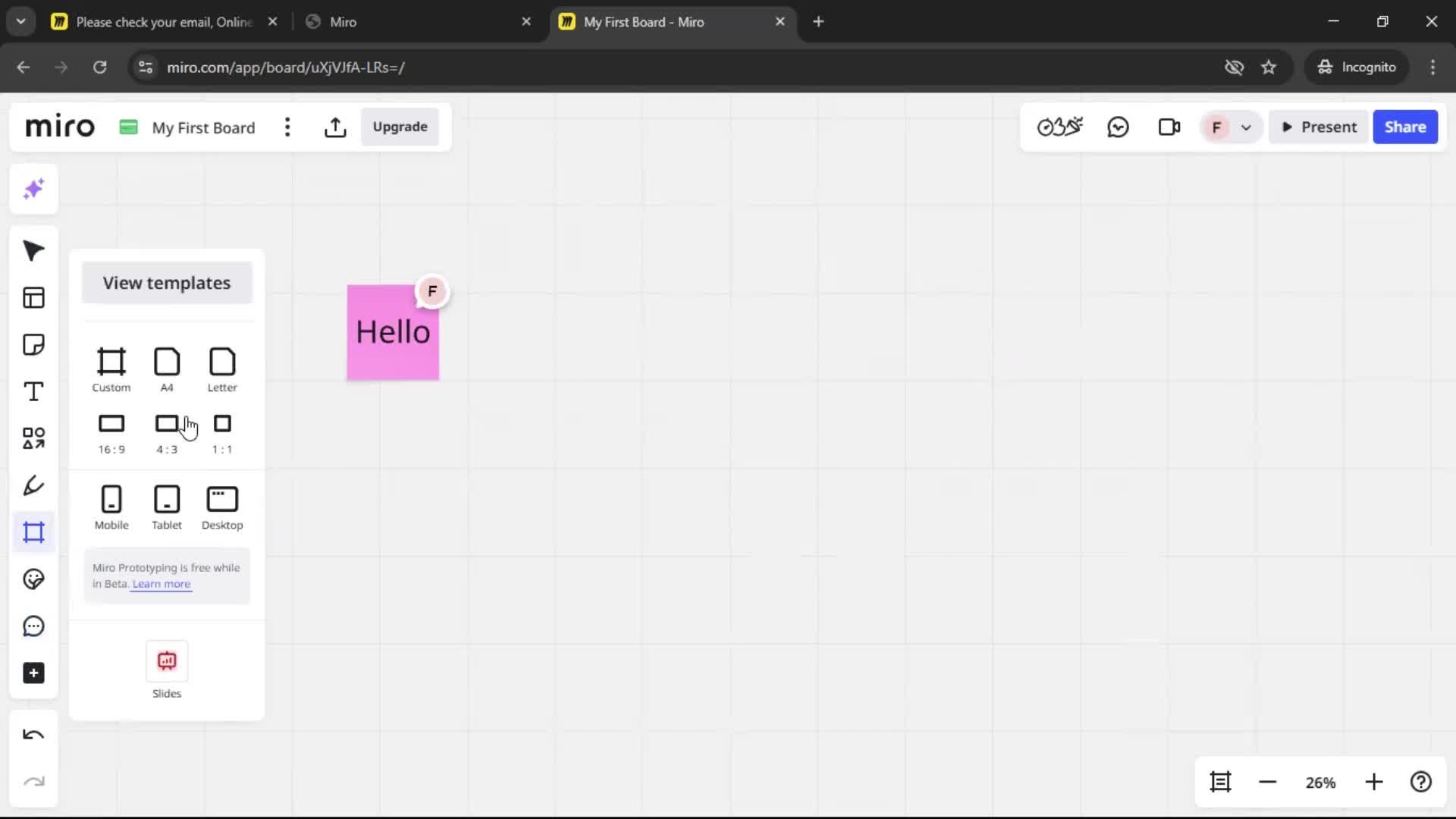 Onboarding screenshot