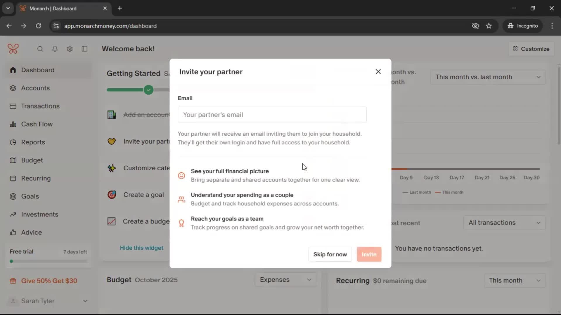 Onboarding screenshot