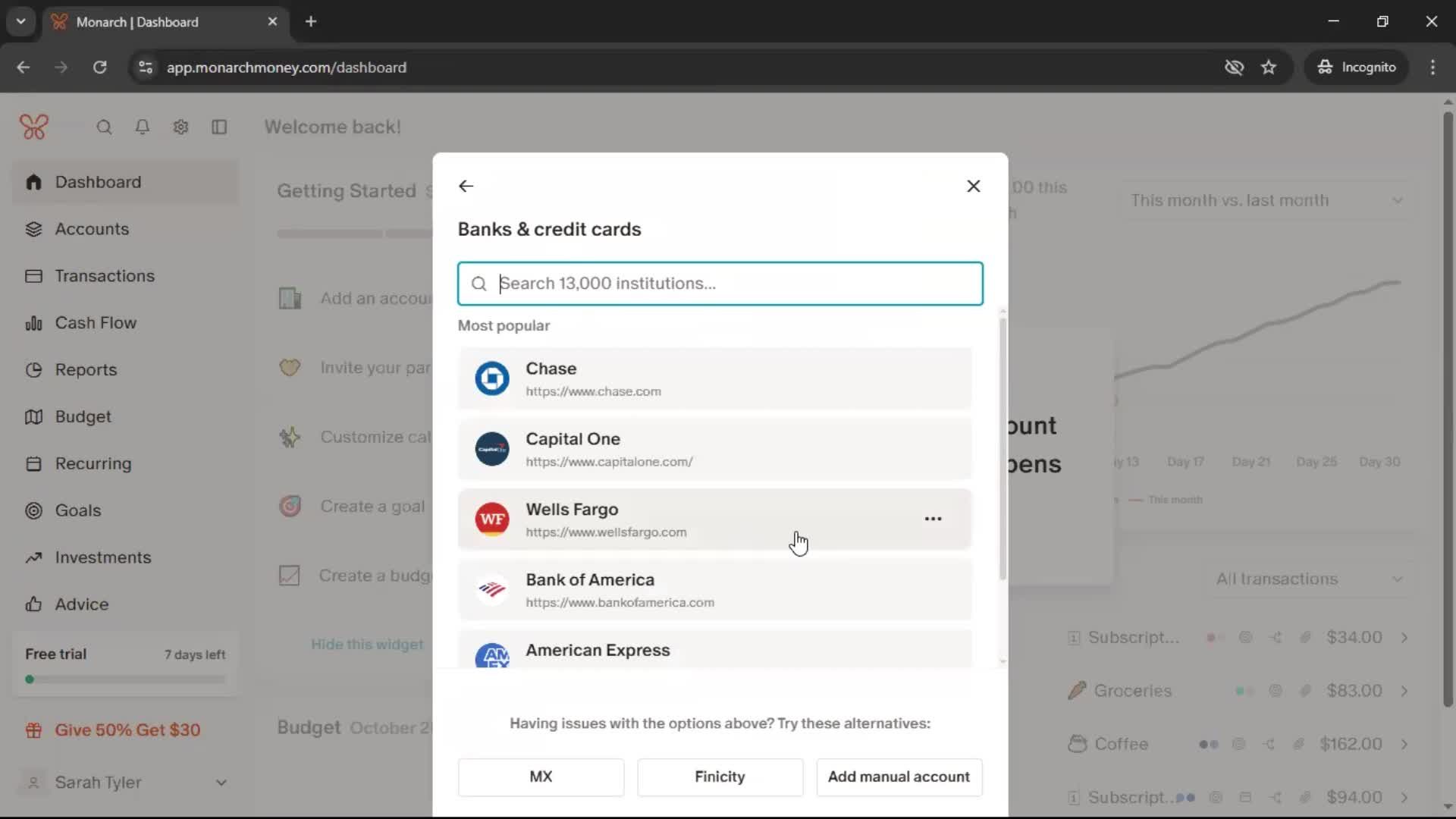 Onboarding screenshot