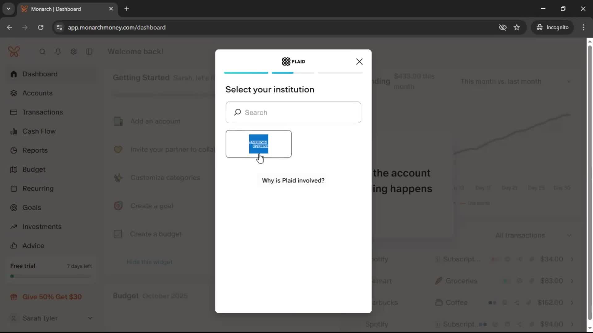 Onboarding screenshot