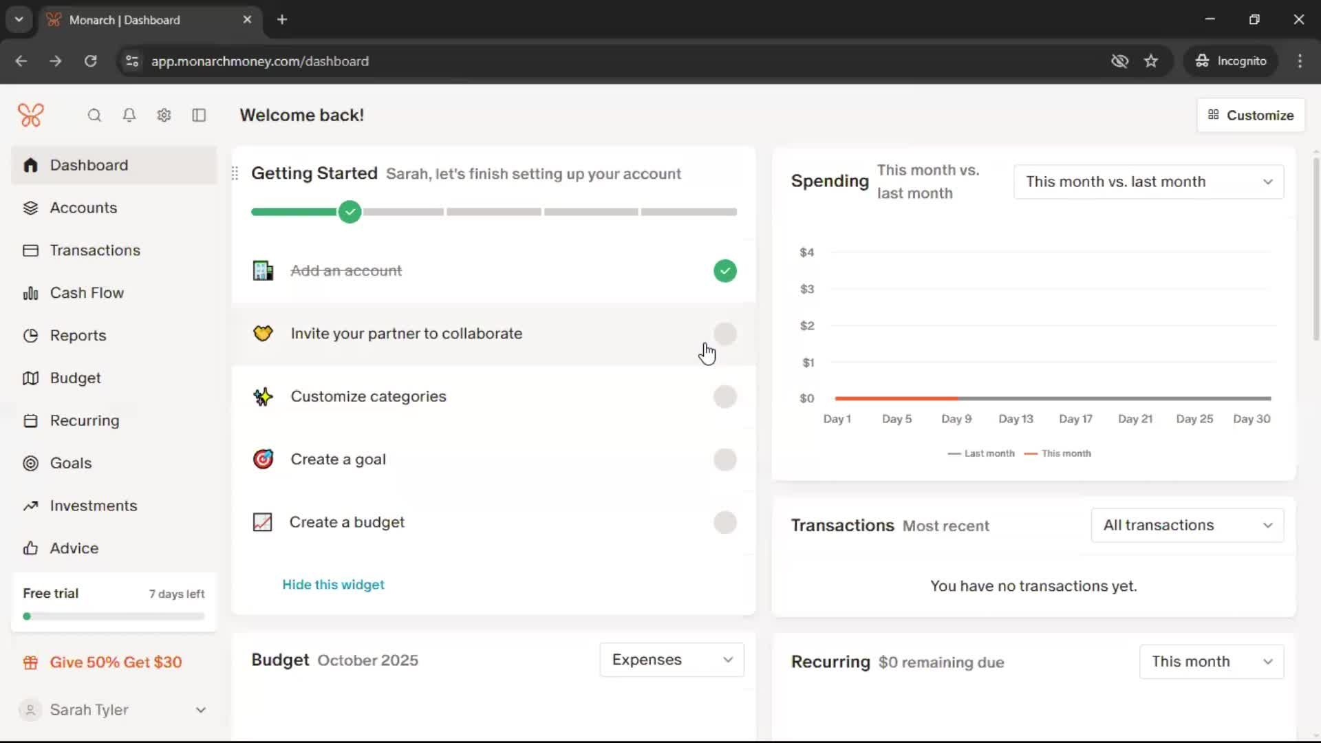 Onboarding screenshot