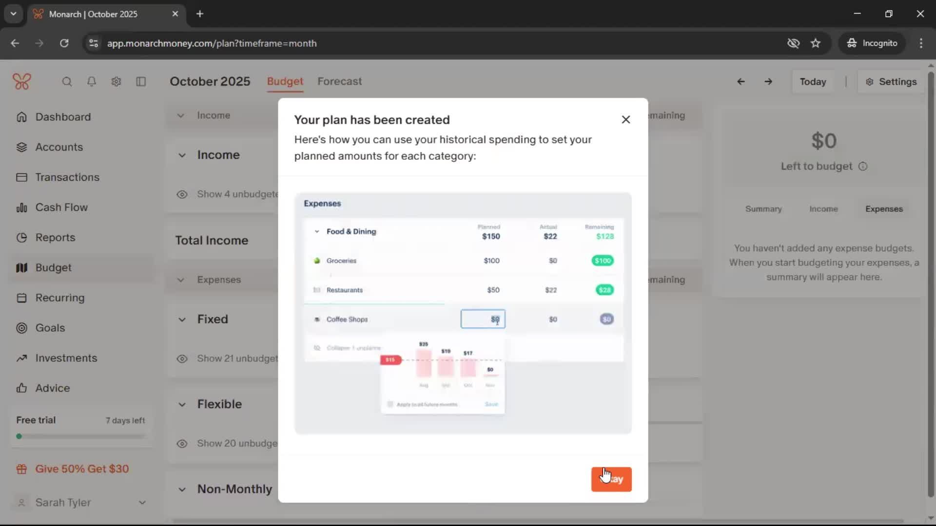 Onboarding screenshot