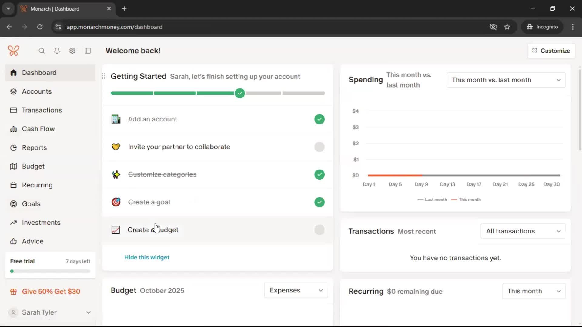 Onboarding screenshot