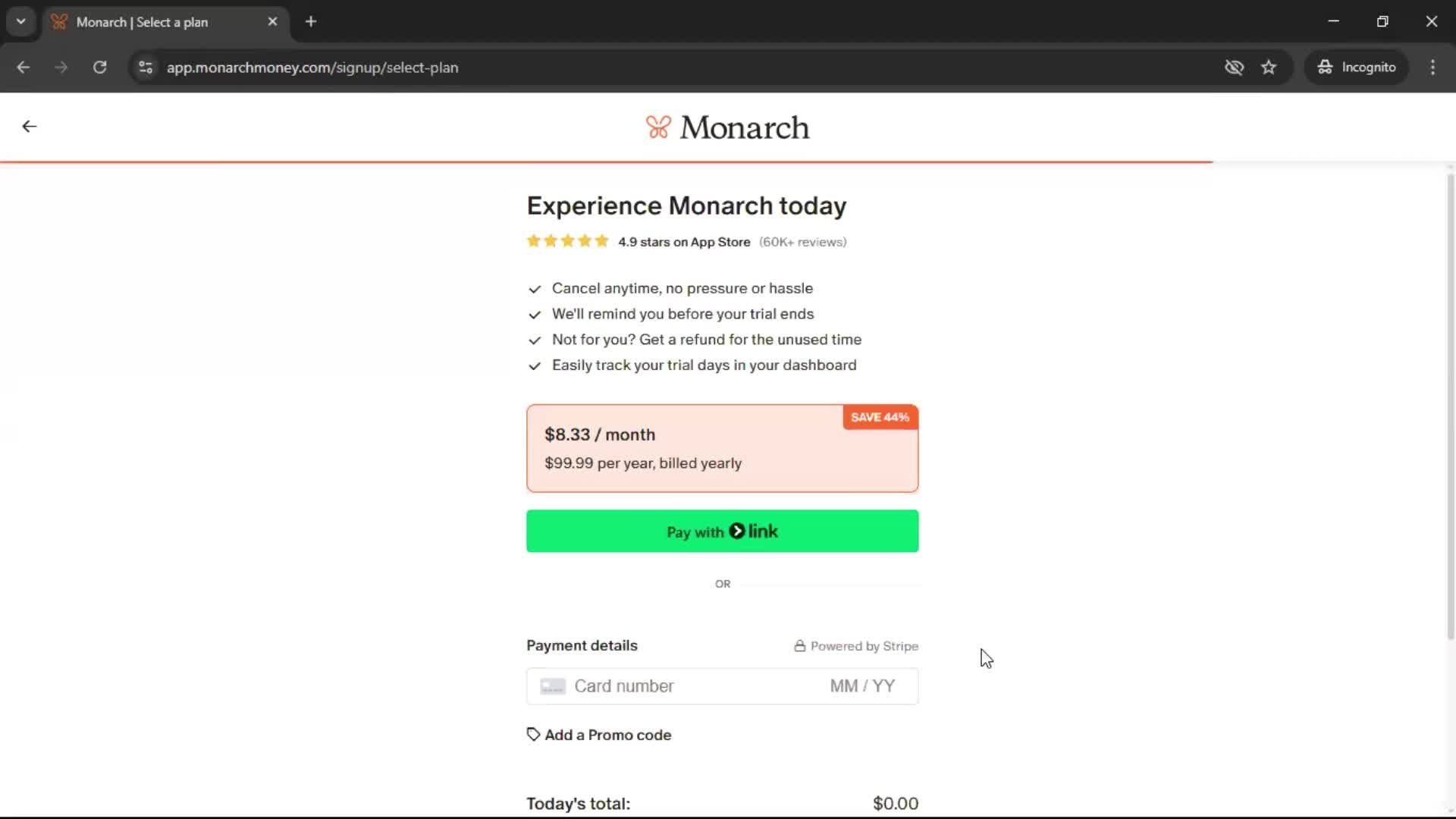 Onboarding screenshot