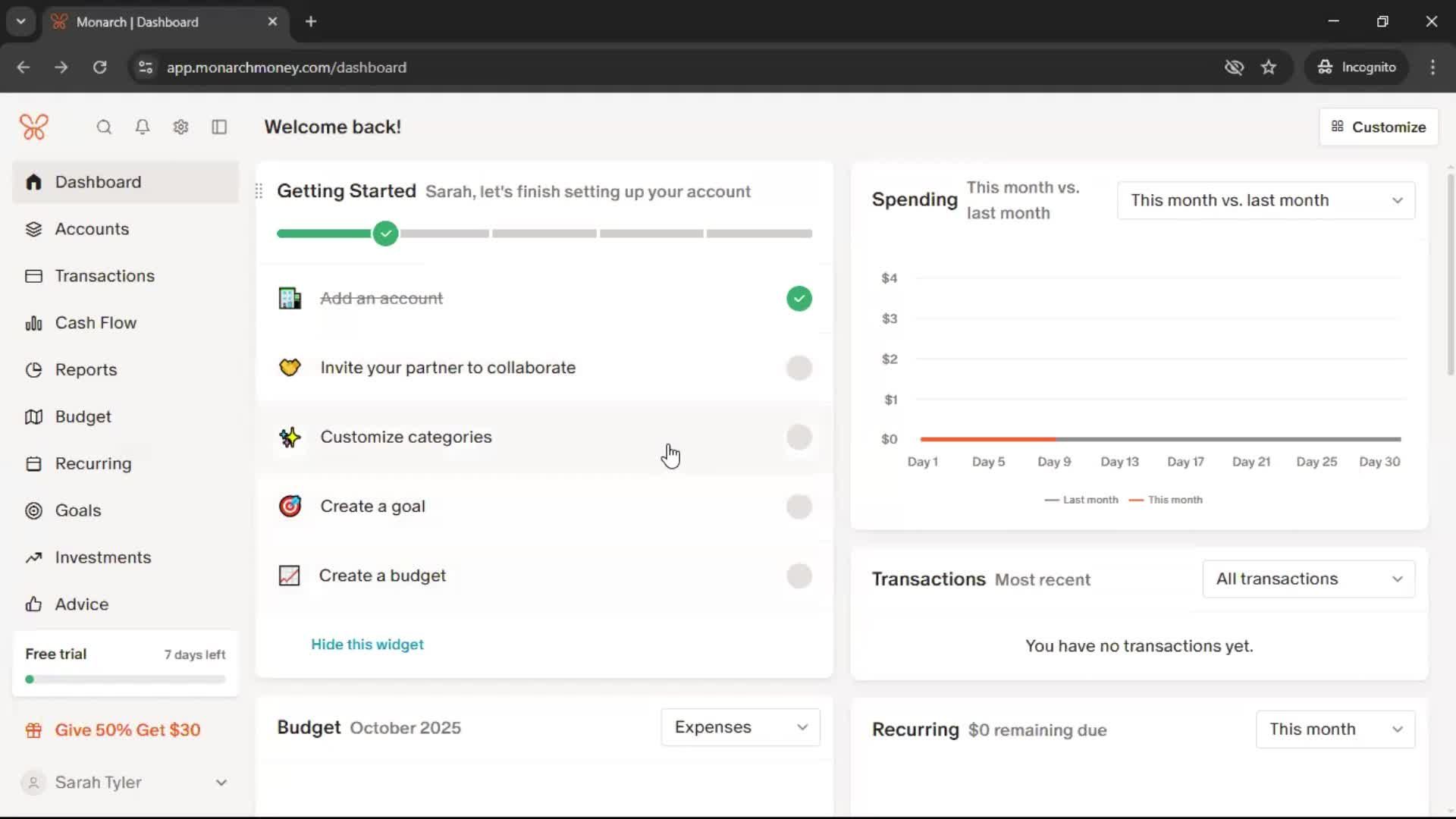 Onboarding screenshot