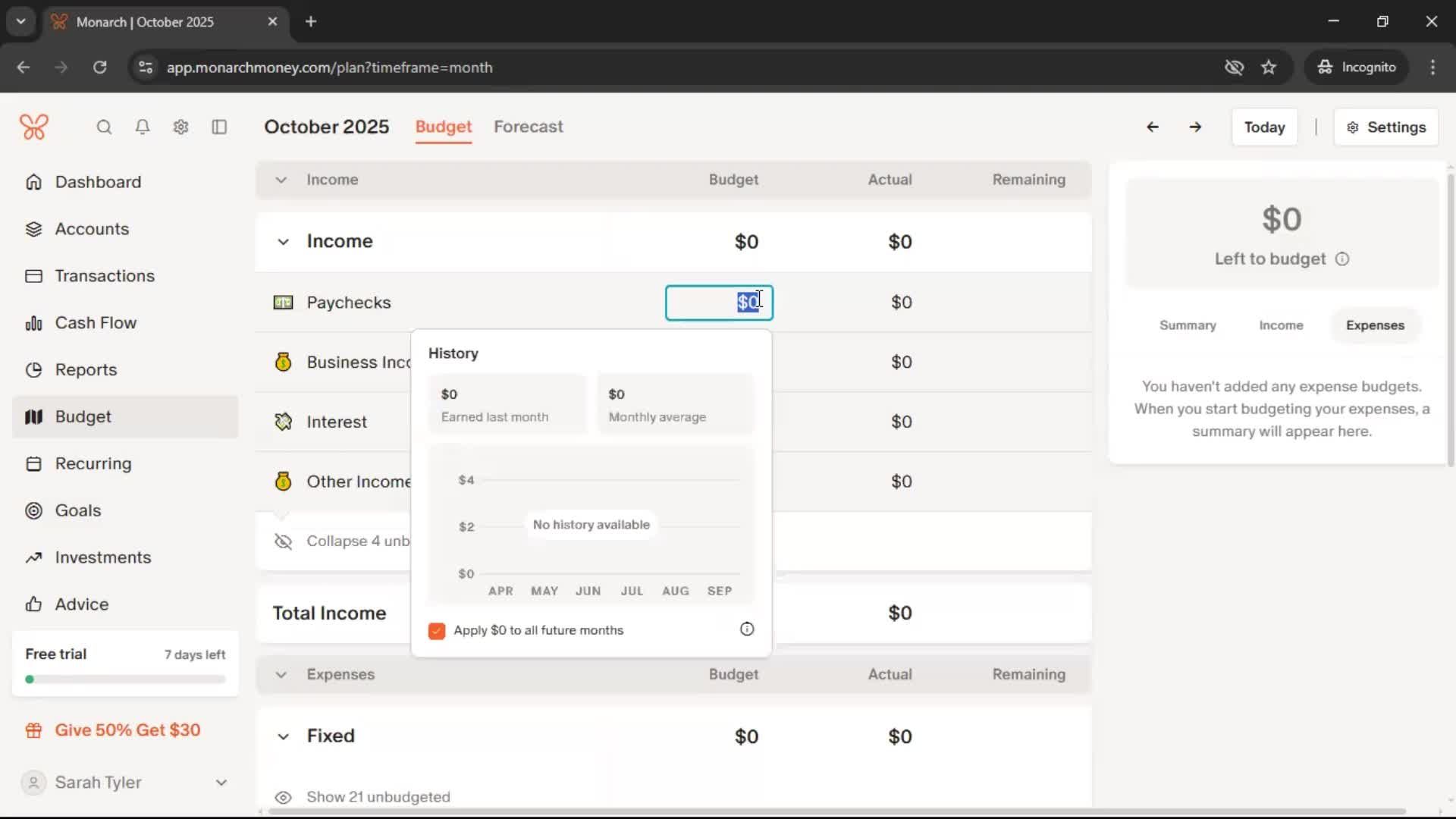 Onboarding screenshot