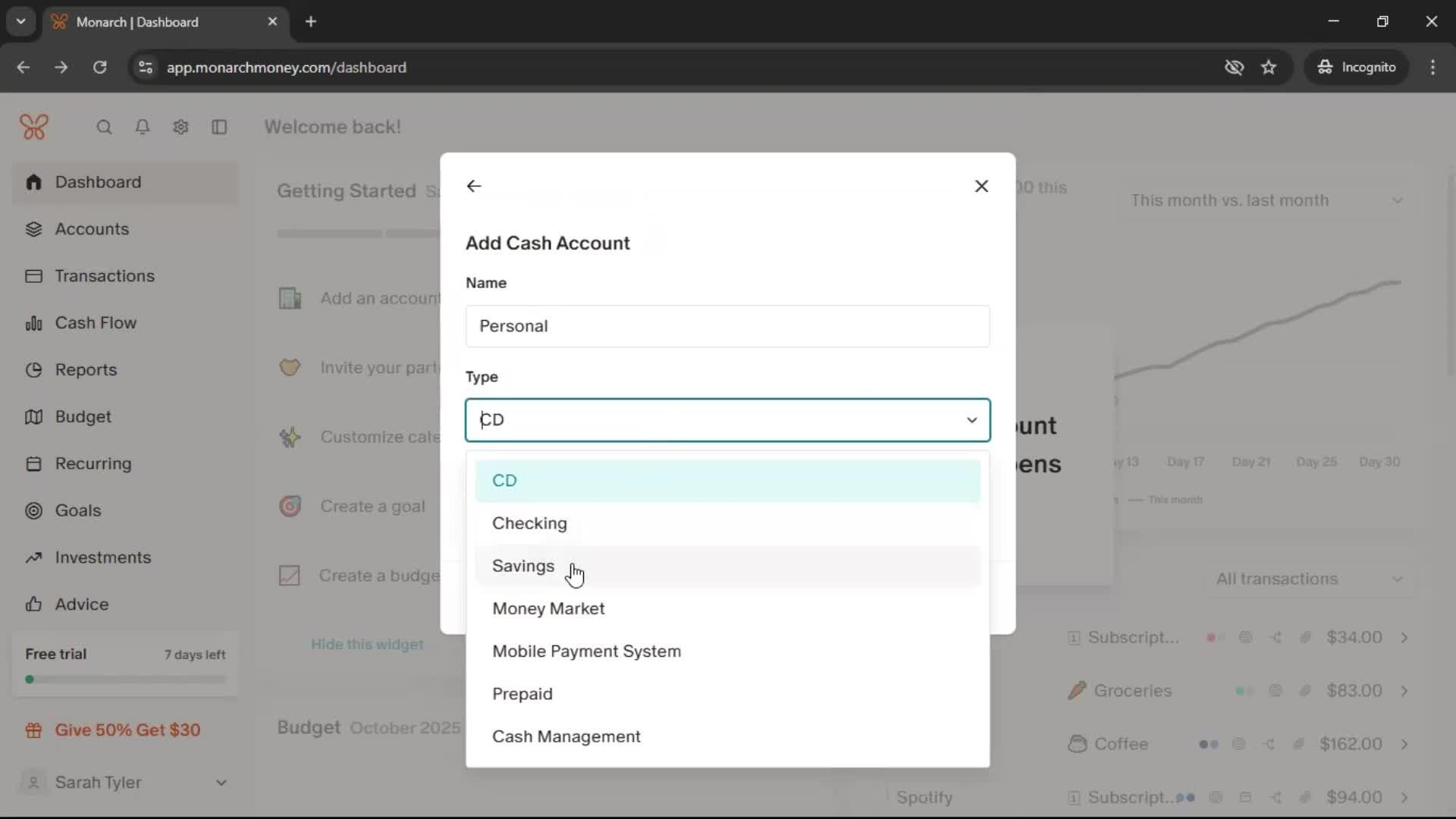 Onboarding screenshot