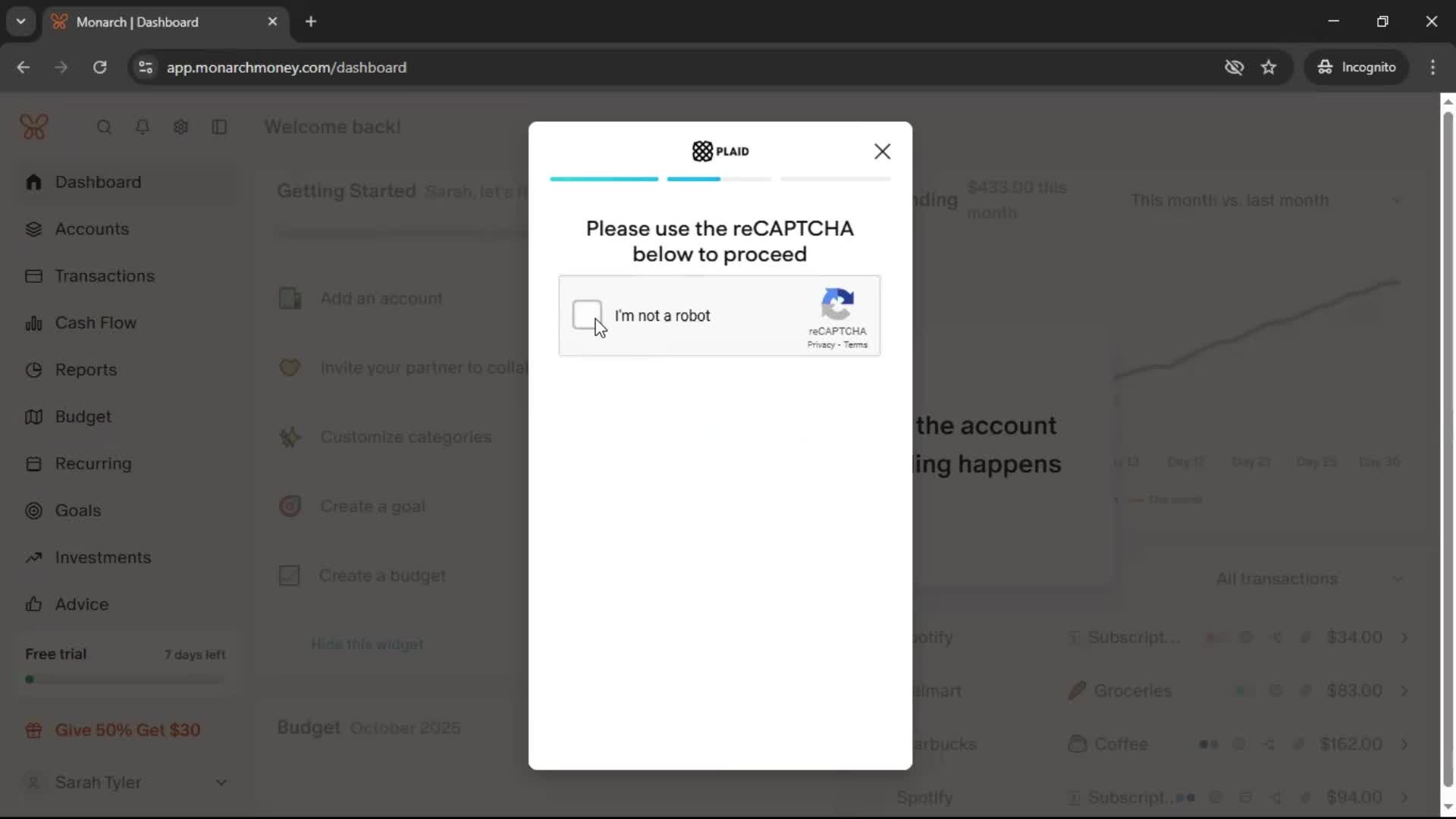 Onboarding screenshot