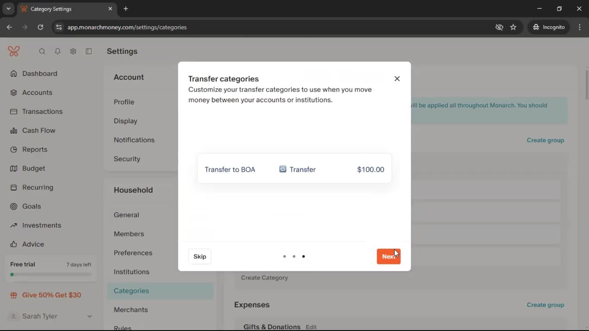 Onboarding screenshot
