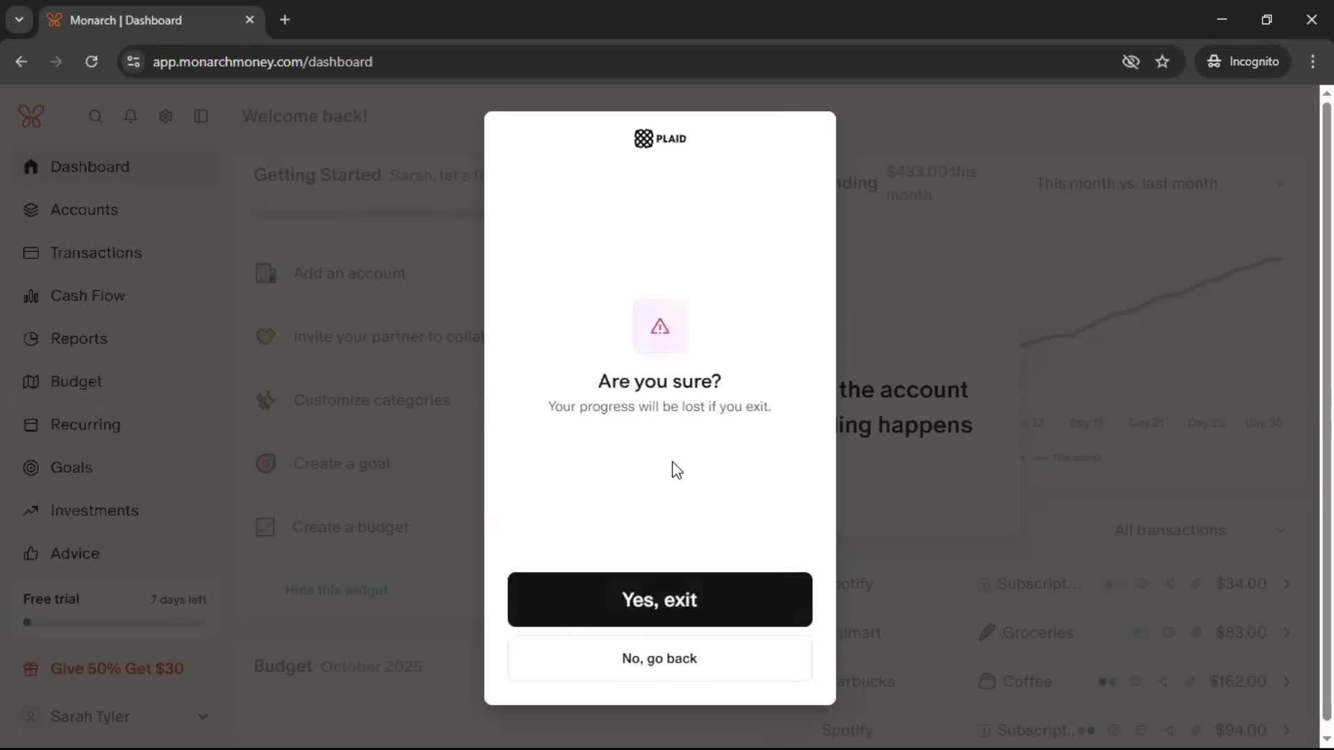 Onboarding screenshot
