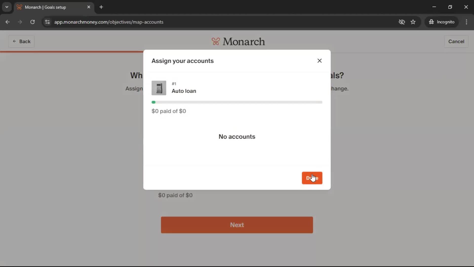Onboarding screenshot