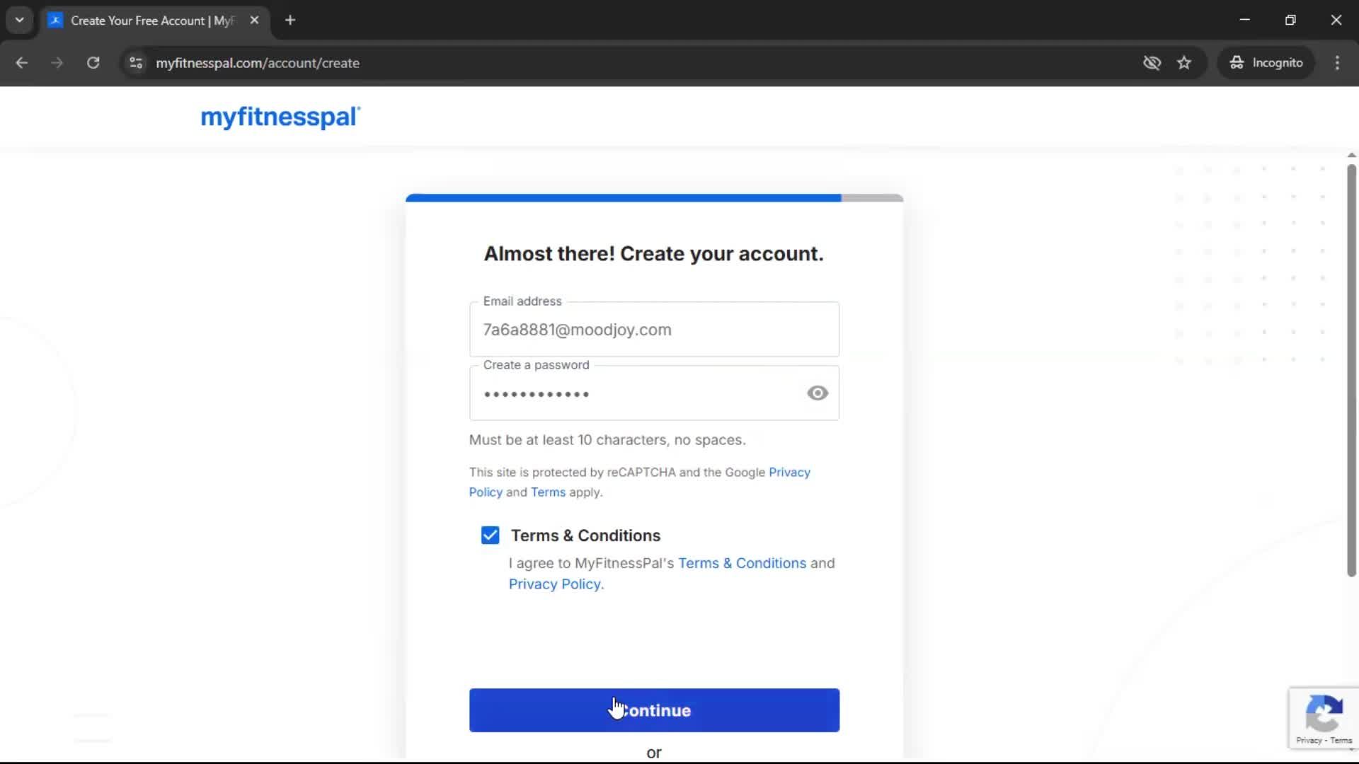 Onboarding screenshot