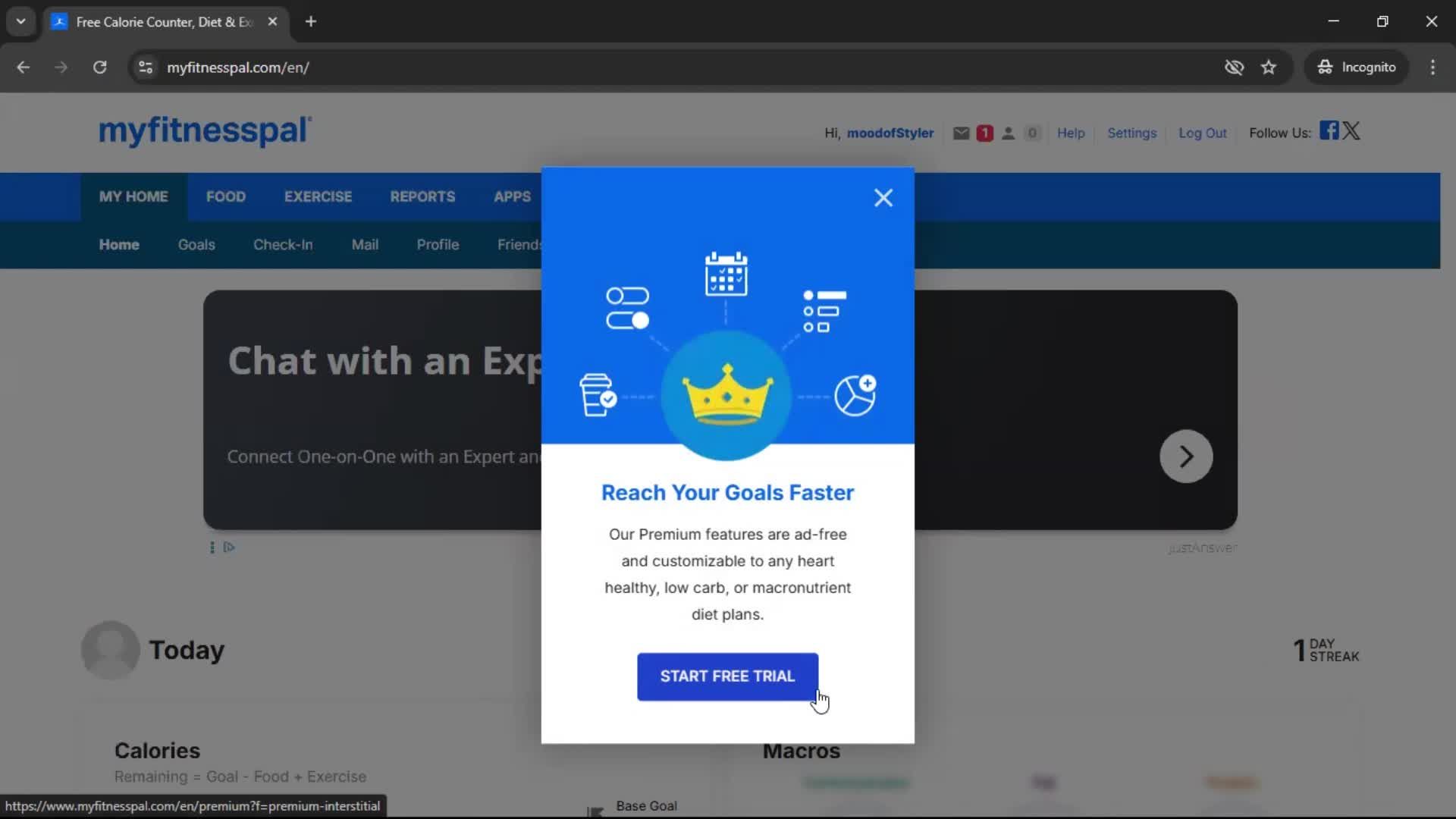 Onboarding screenshot
