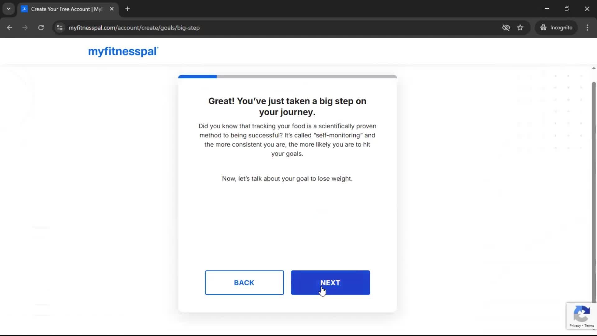 Onboarding screenshot