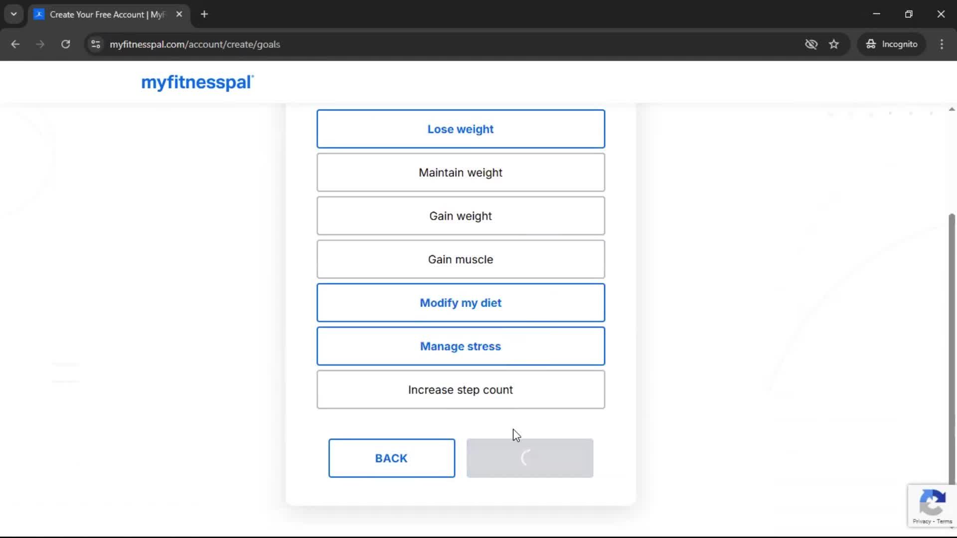 Onboarding screenshot