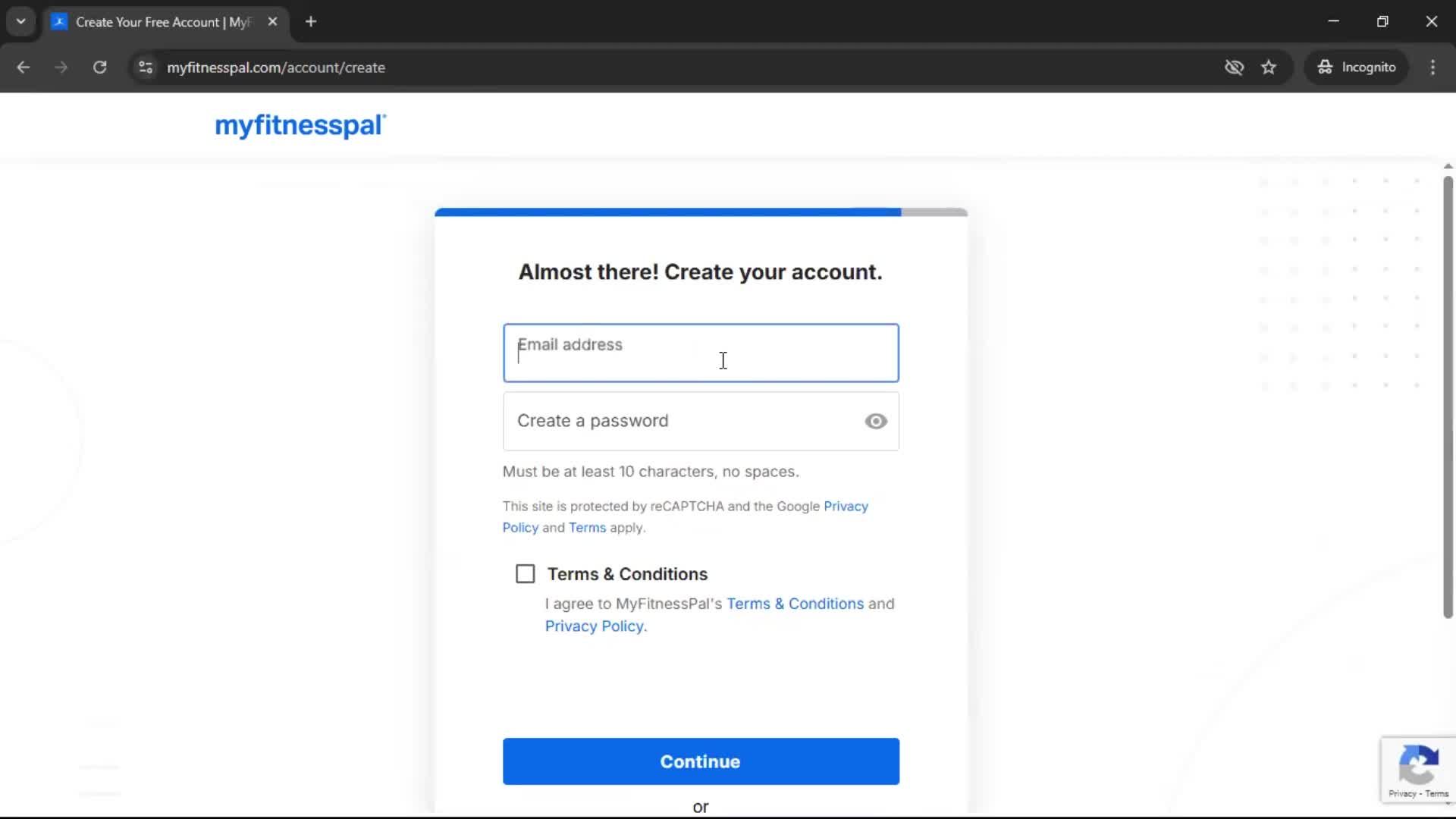 Onboarding screenshot