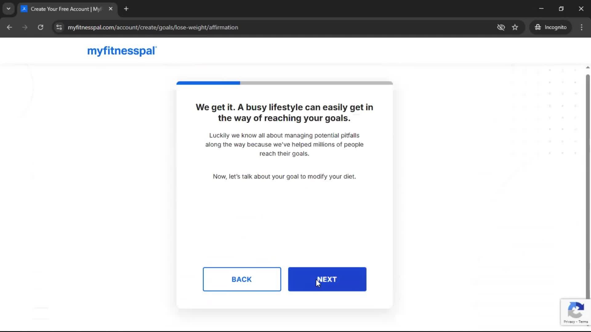 Onboarding screenshot