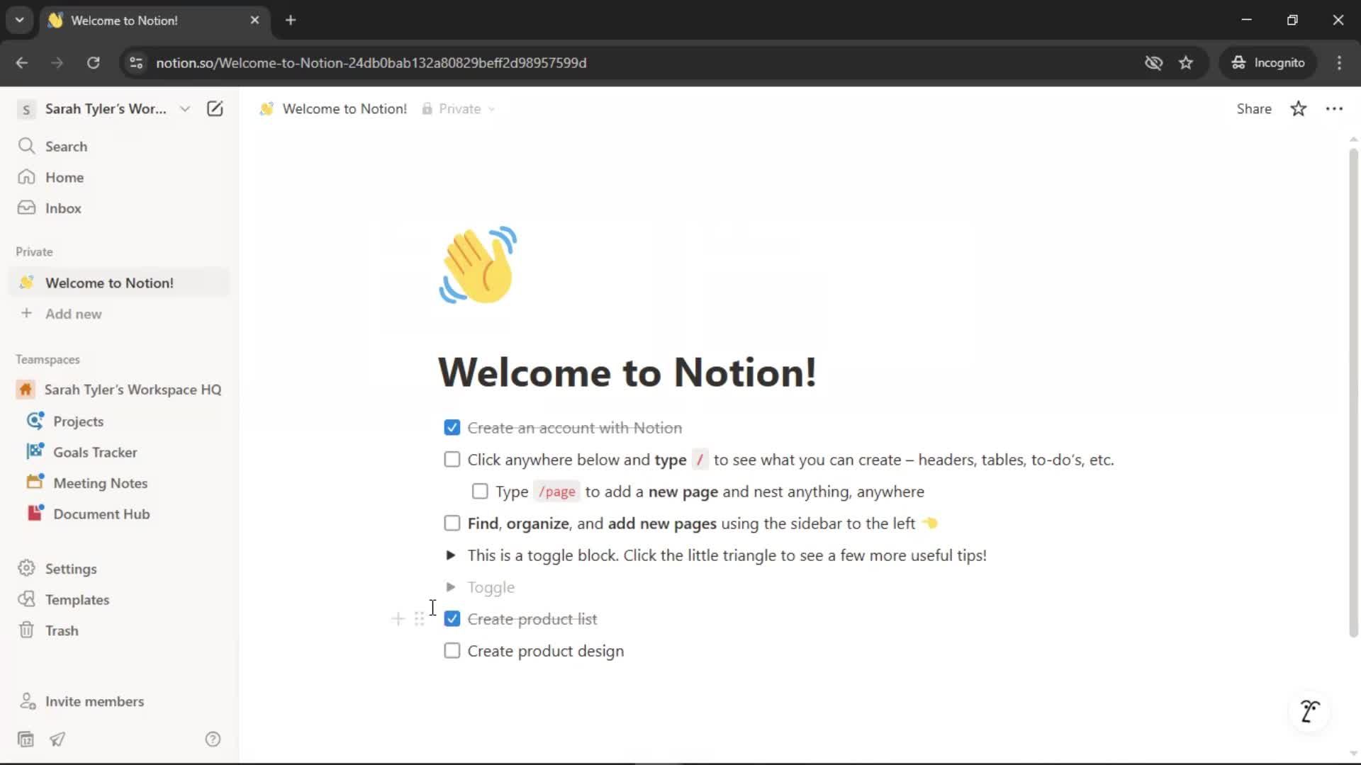 Onboarding screenshot