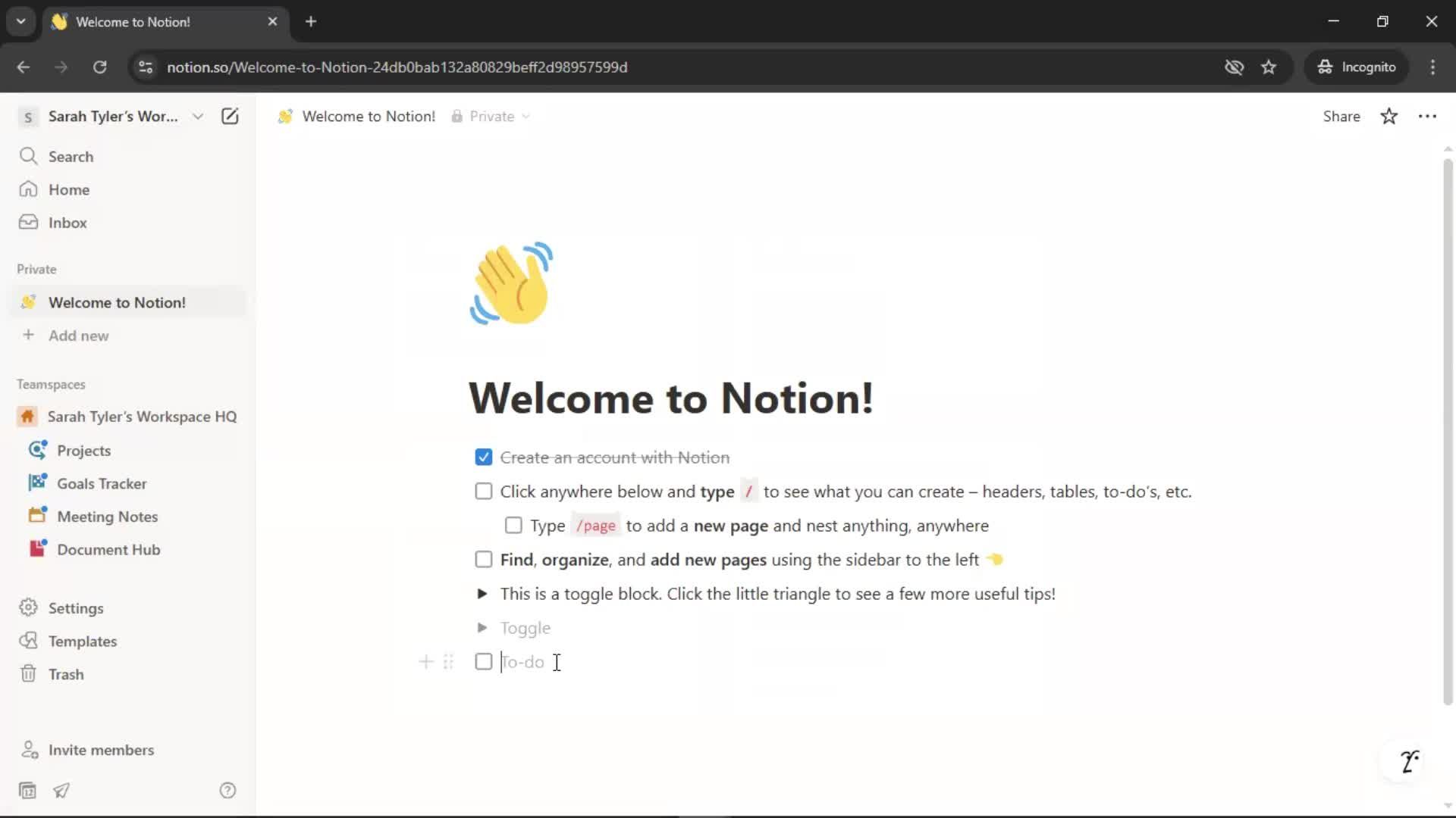Onboarding screenshot