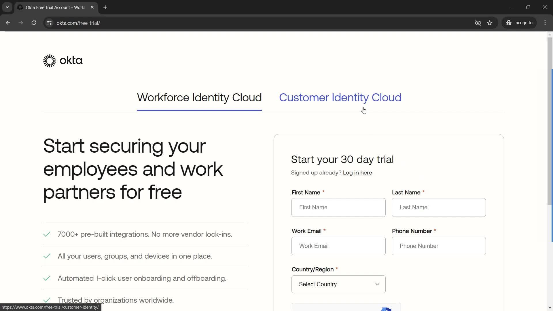 Onboarding screenshot