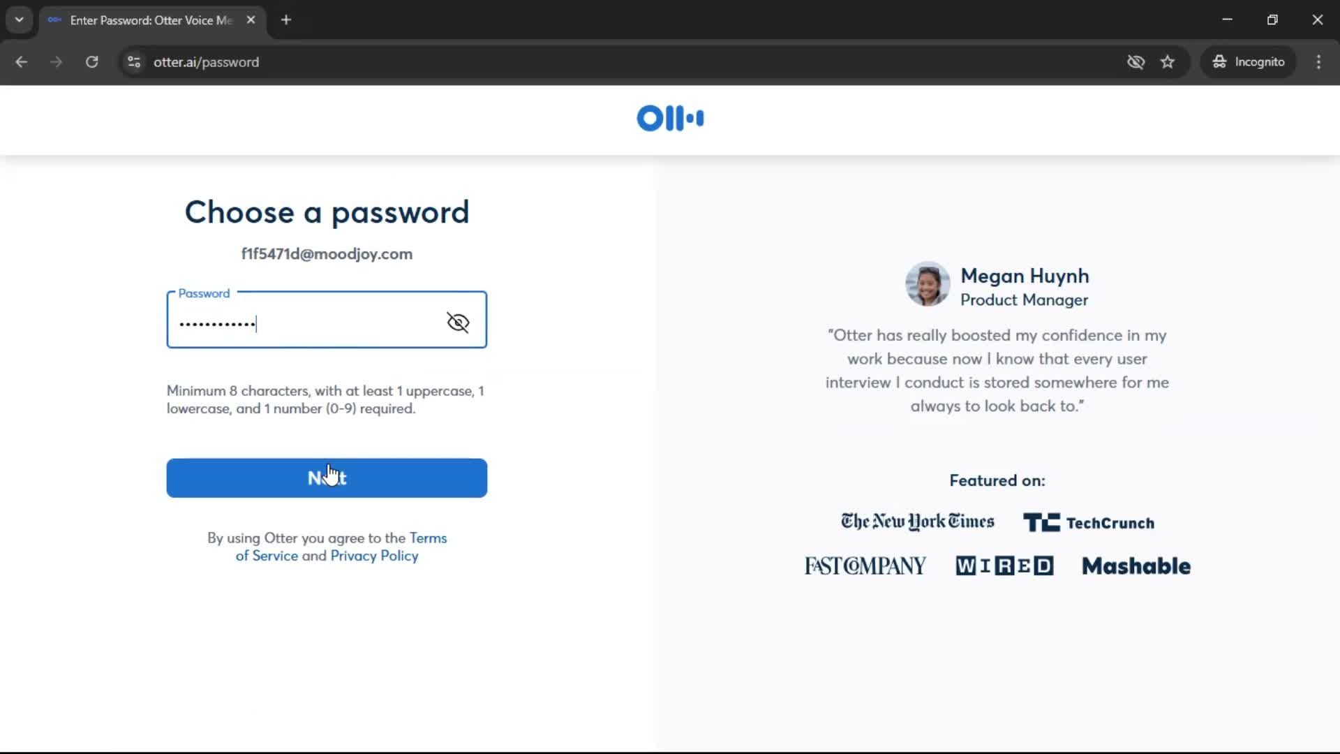 Onboarding screenshot