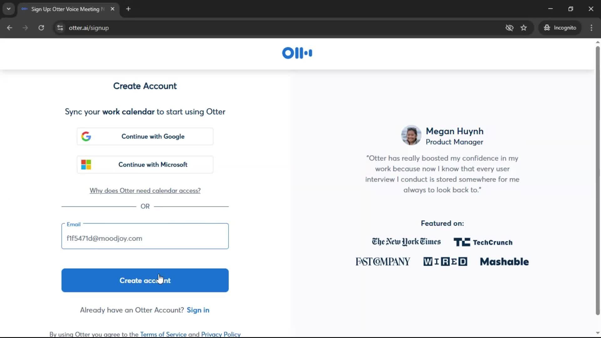 Onboarding screenshot