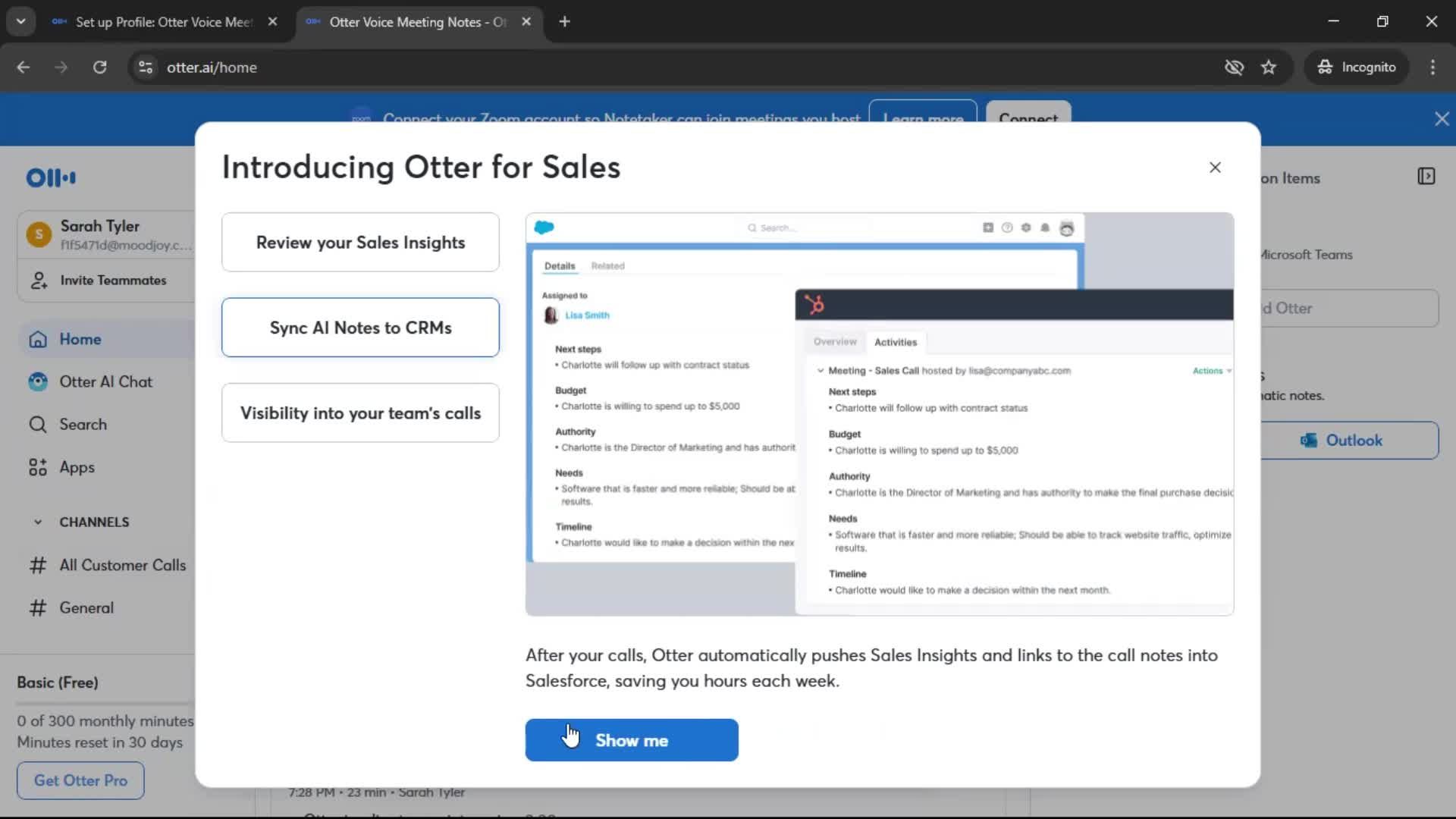 Onboarding screenshot