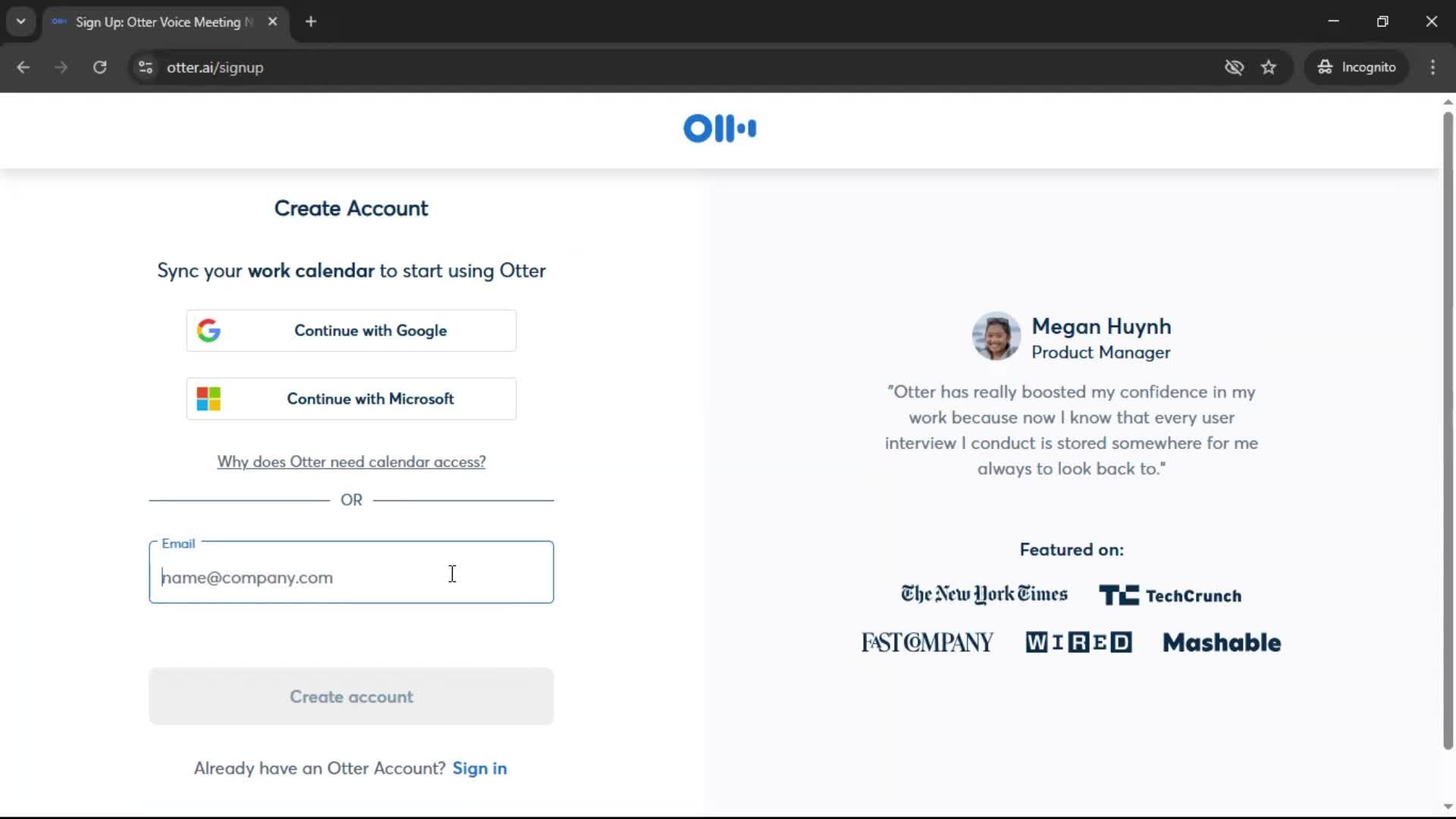 Onboarding screenshot