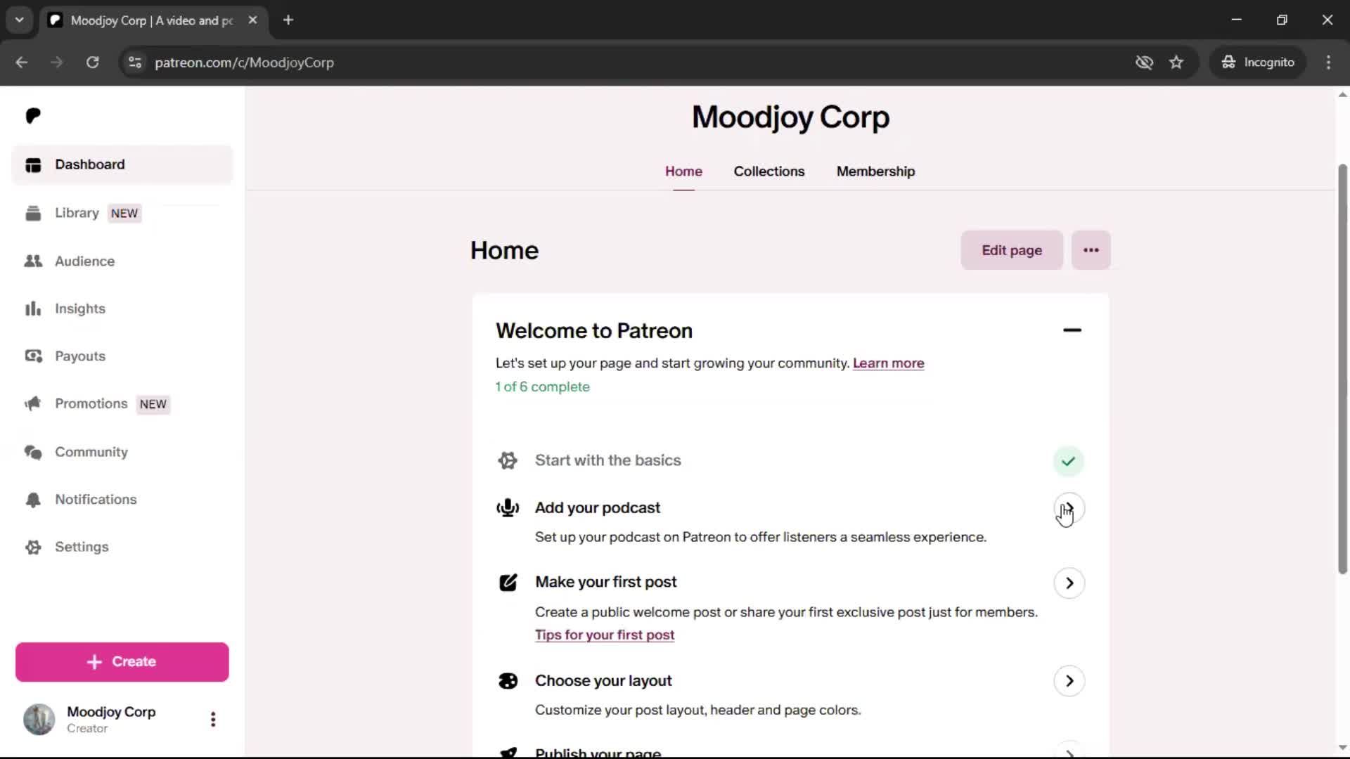 Onboarding screenshot