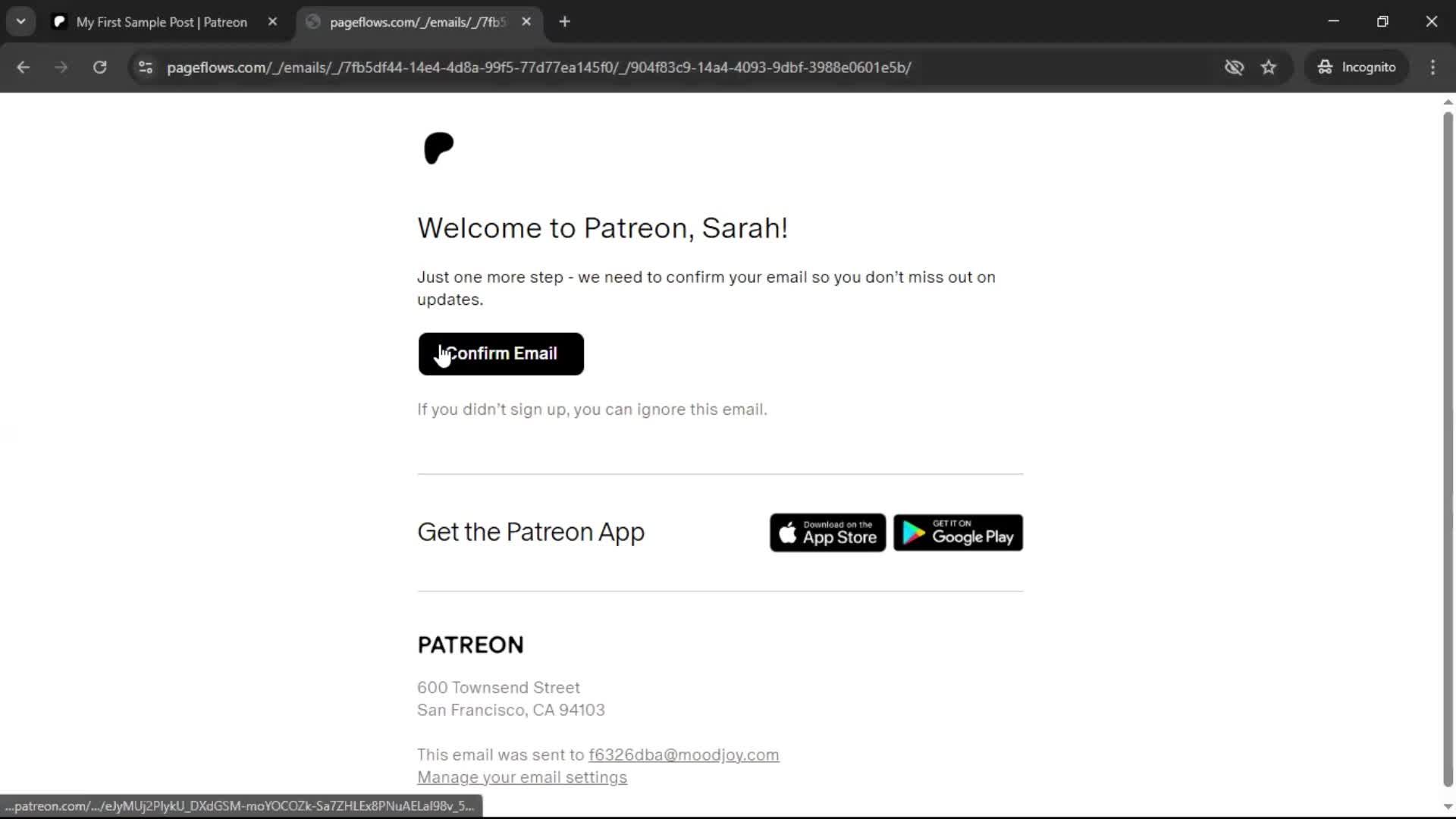 Onboarding screenshot