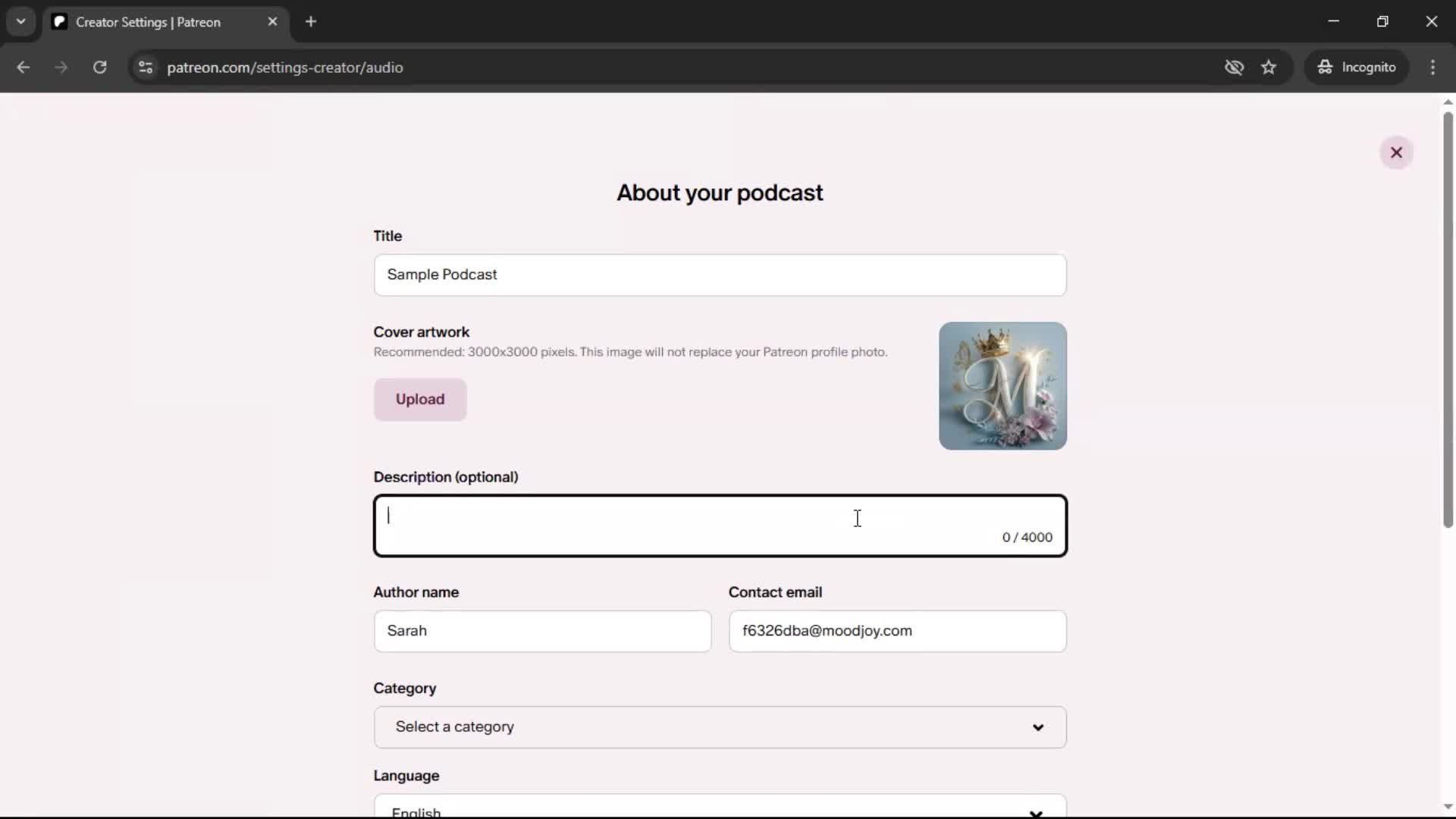 Onboarding screenshot