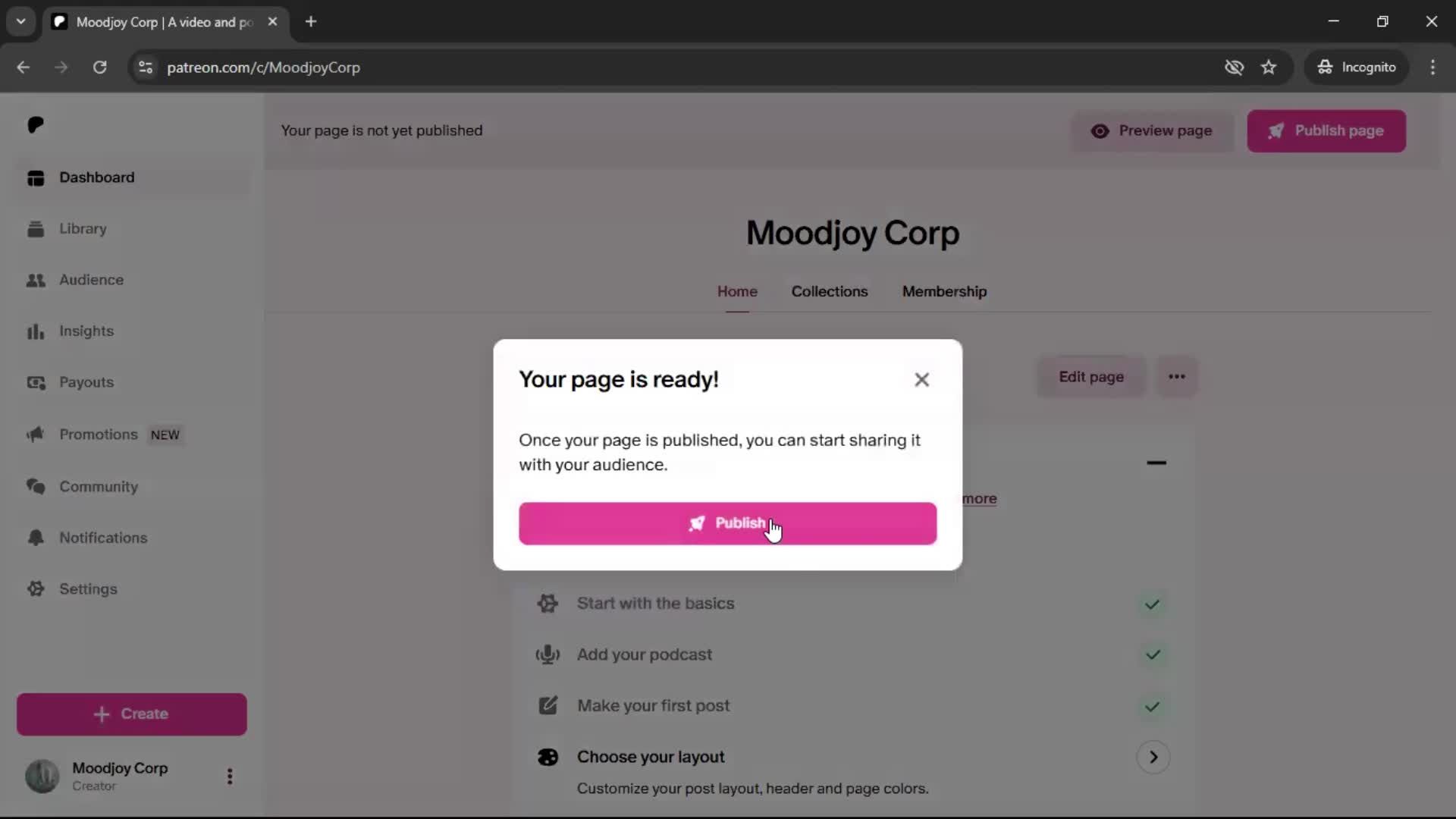Onboarding screenshot