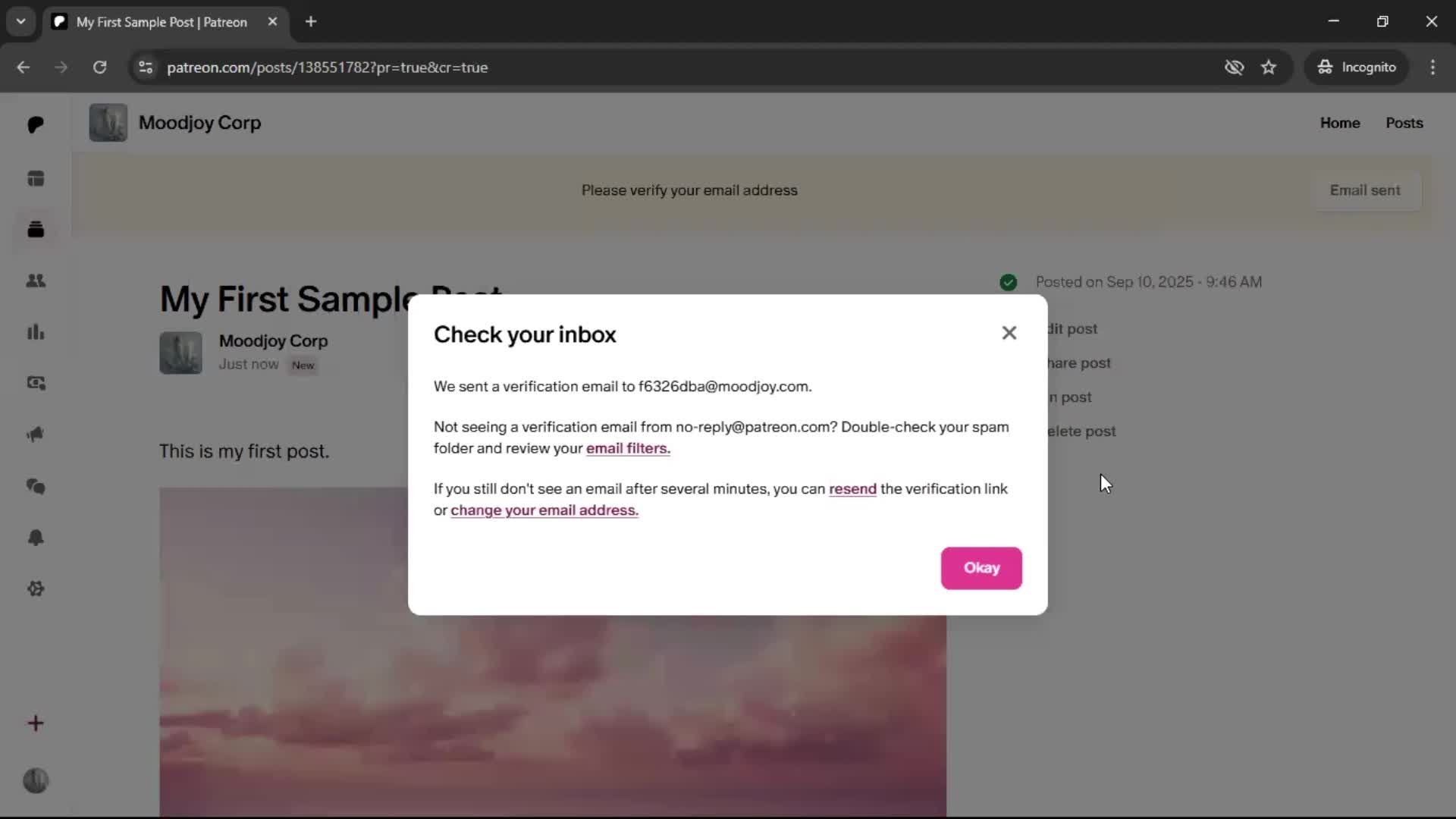 Onboarding screenshot