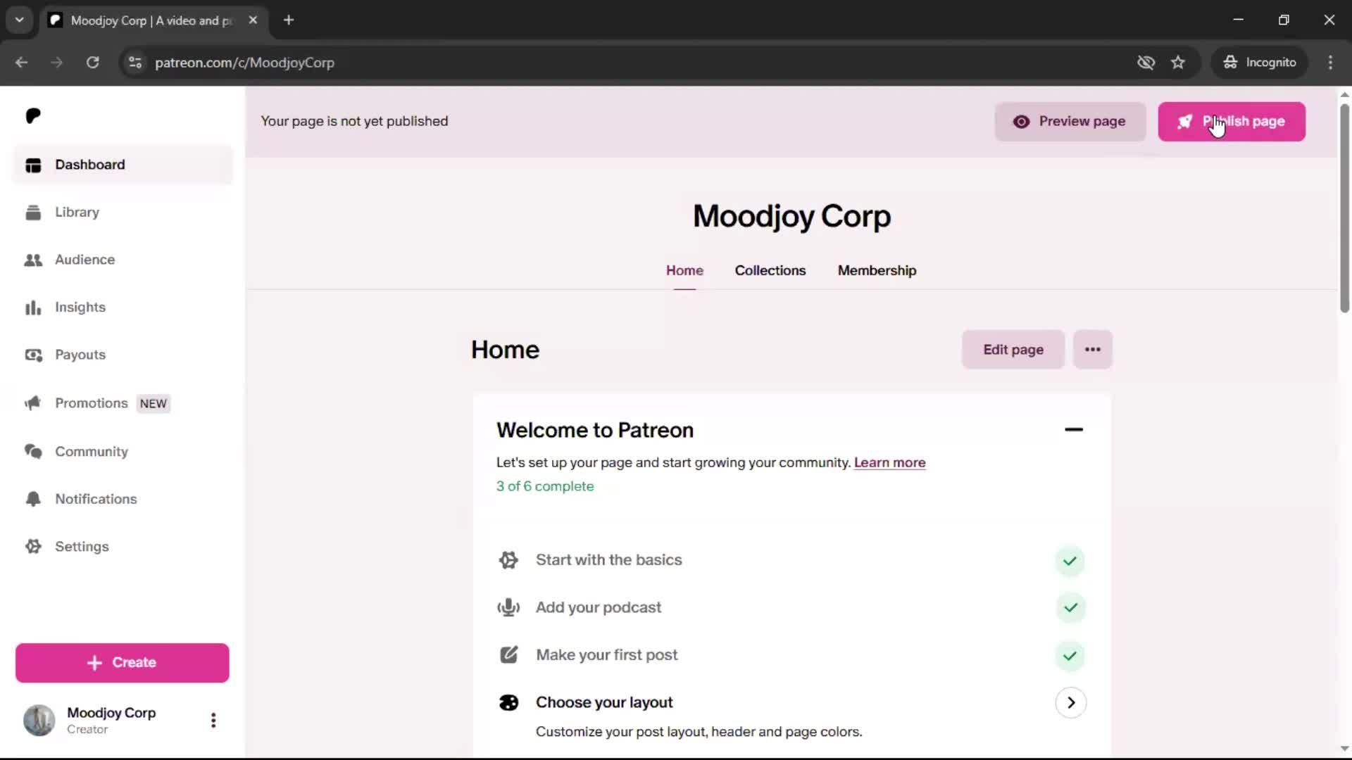 Onboarding screenshot