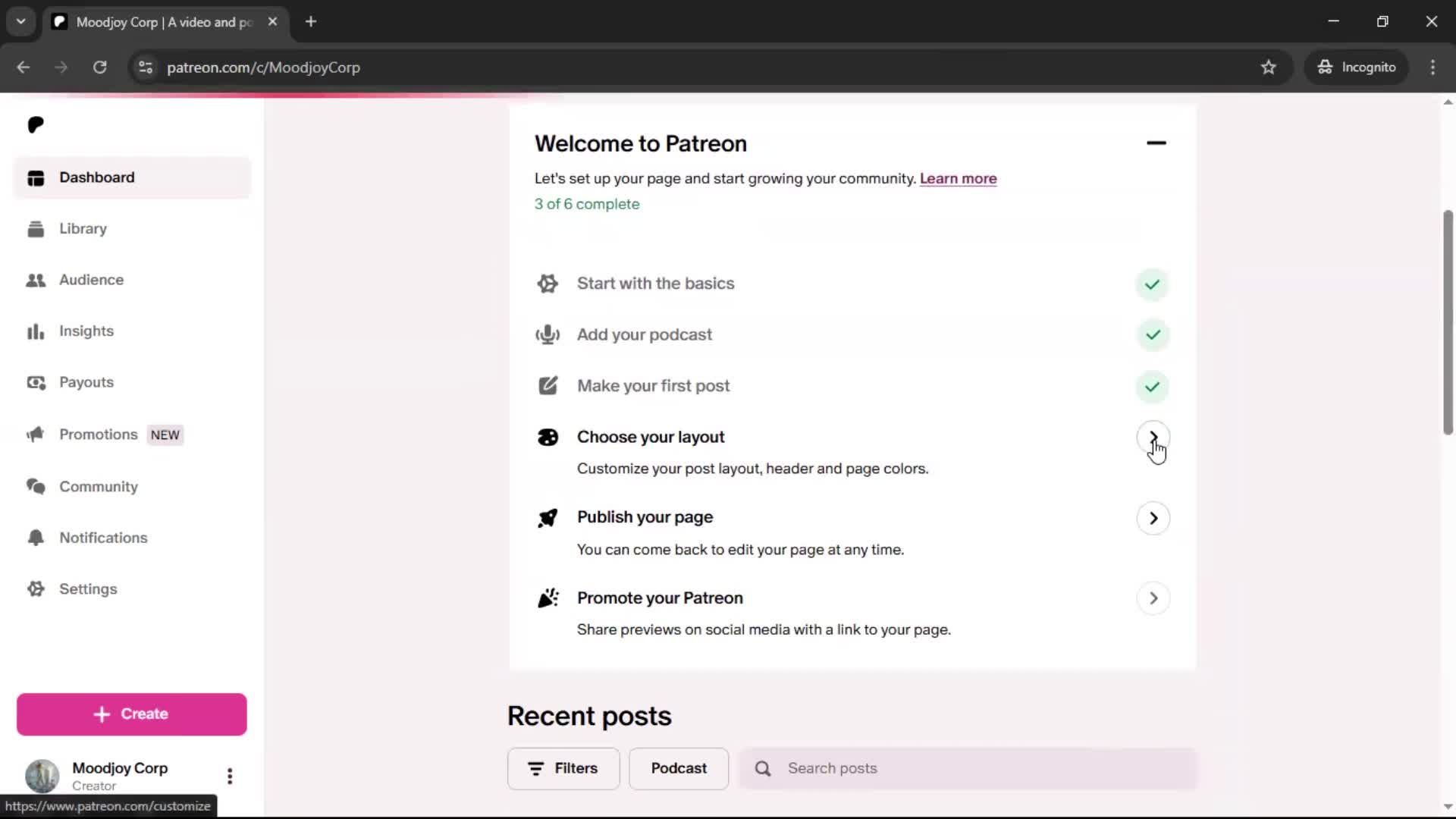 Onboarding screenshot