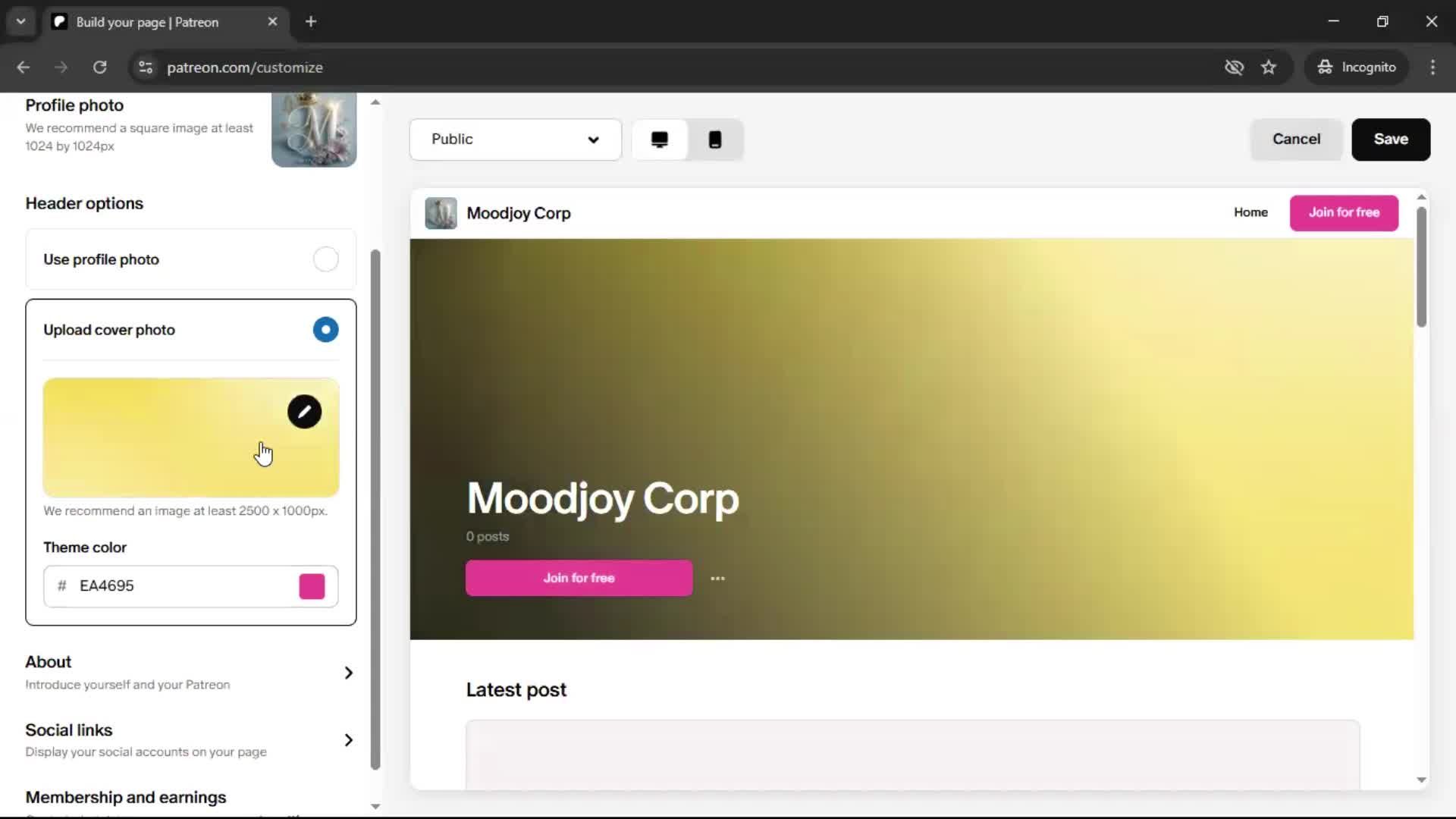Onboarding screenshot