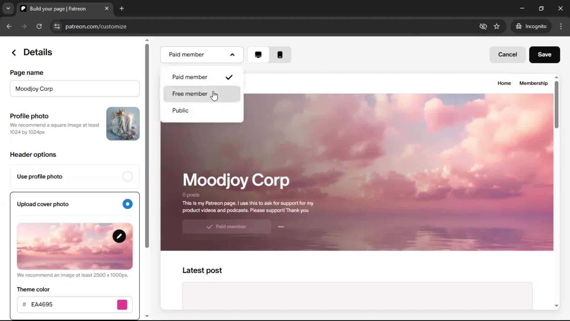 Onboarding screenshot