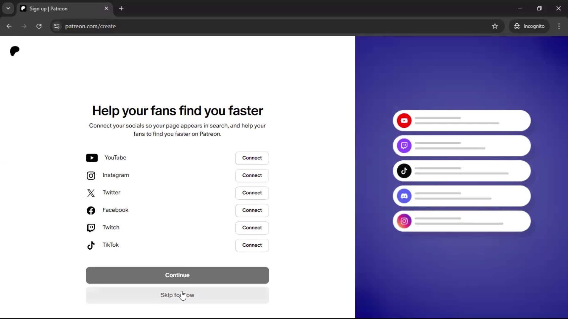 Onboarding screenshot