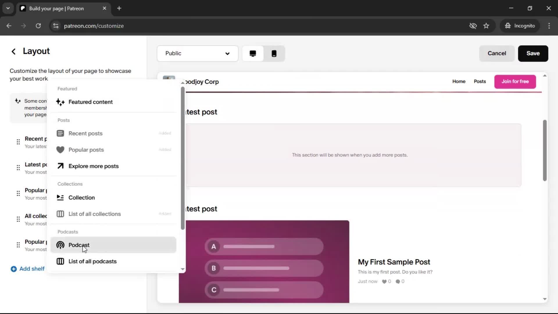 Onboarding on Patreon video thumbnail