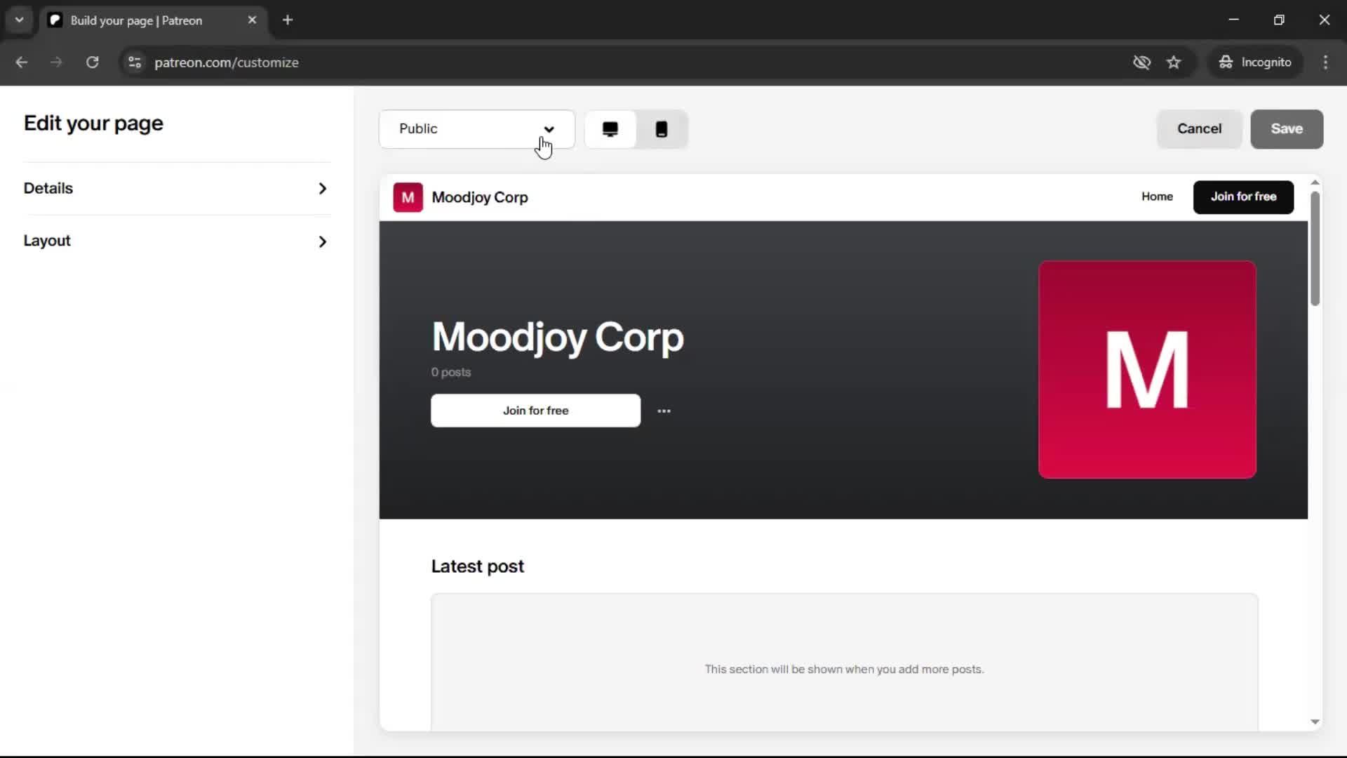 Onboarding screenshot
